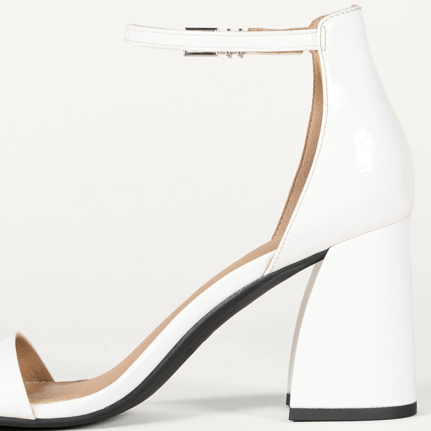 Detalle de Amazon Essentials Women's Ankle Strap Block Heel Nola Sandals