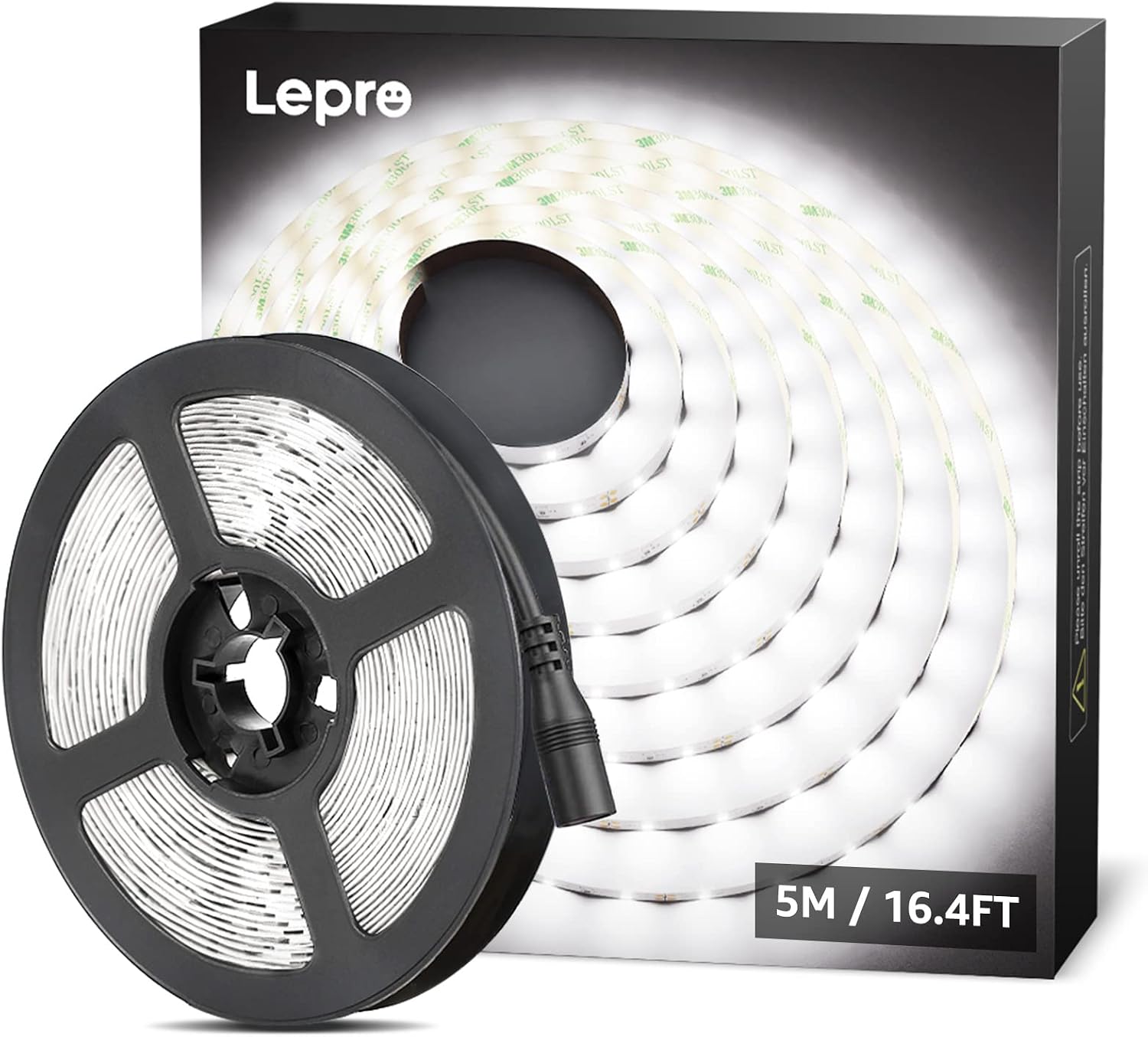 Detalle de Lepro Tira Luces LED 5 Metros 300LED 6000K