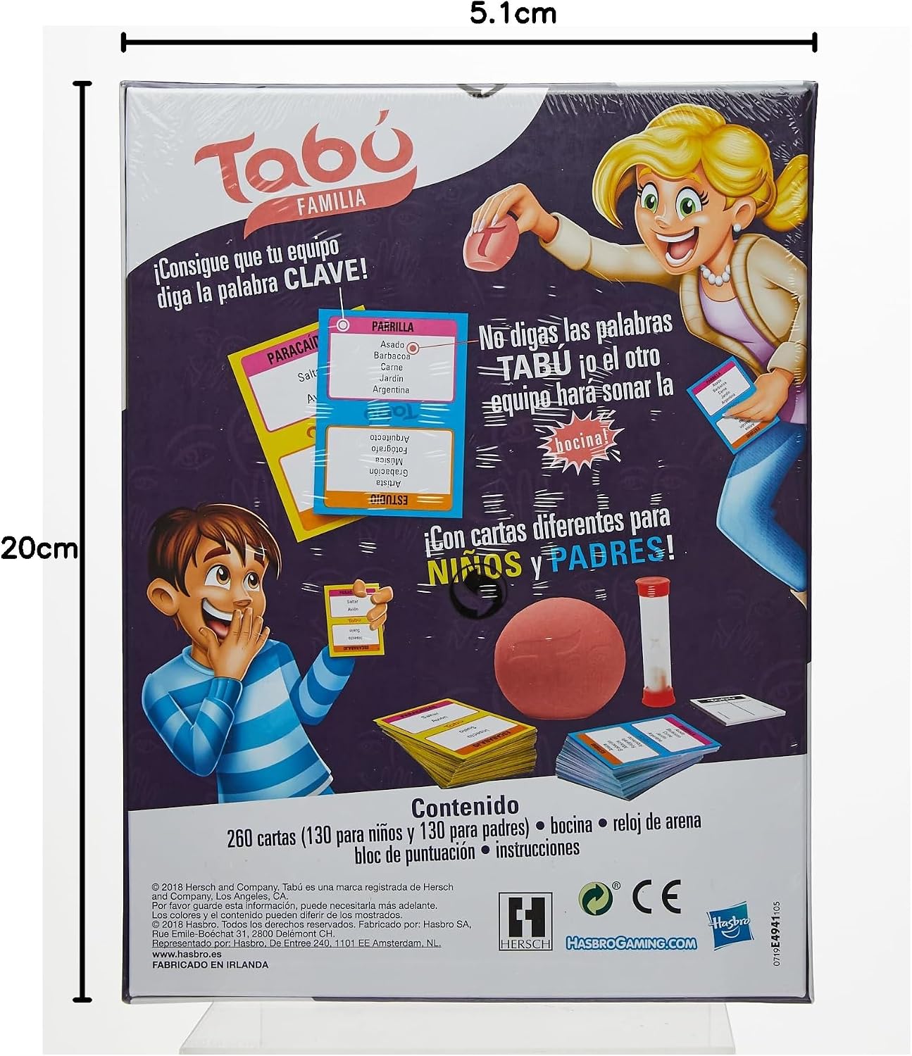 Detalle de Hasbro Gaming Taboo Familia - Juego de Mesa Divertido 🎲