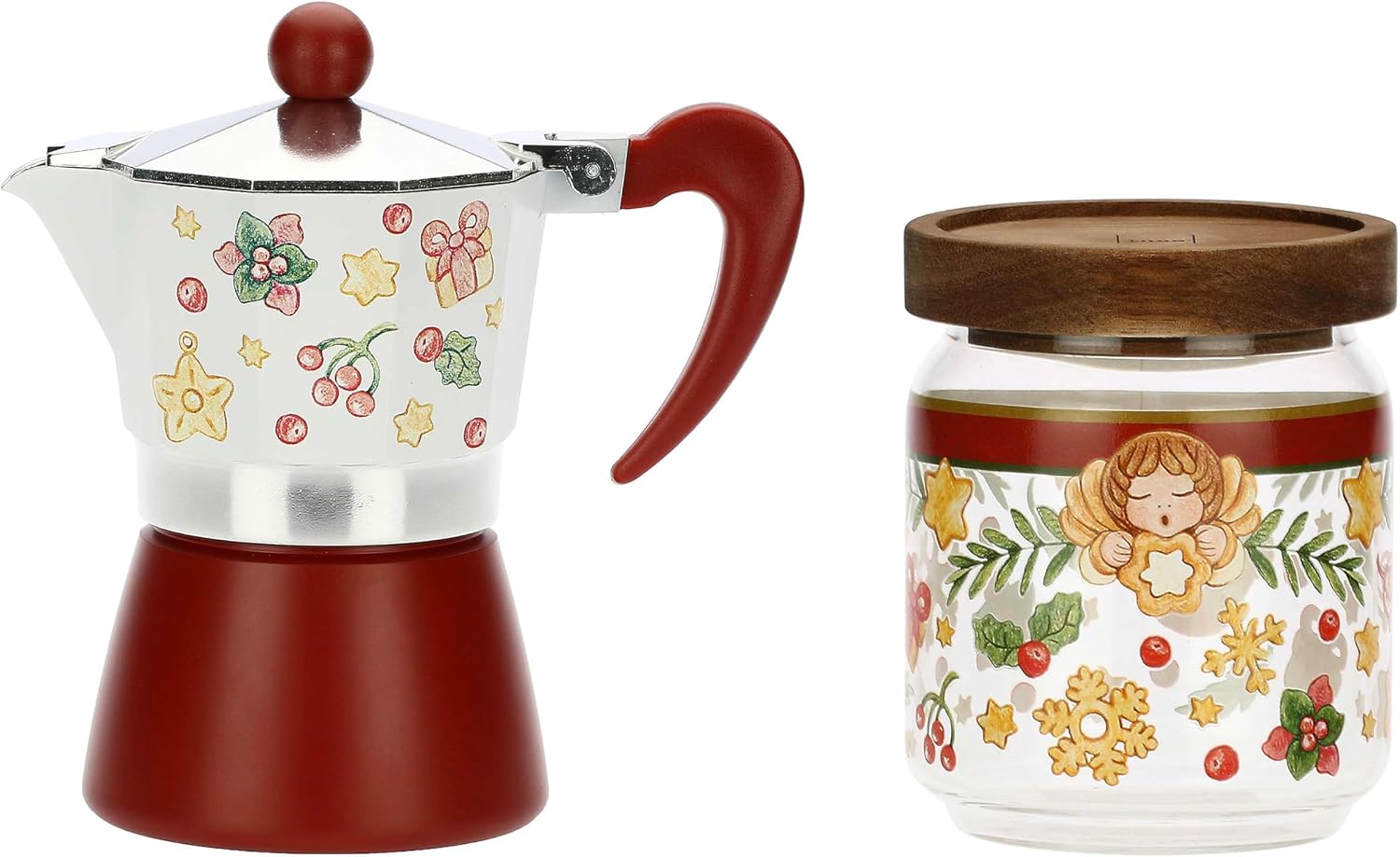 Detalle 1 de THUN Tisaniera in Porcellana Collezione Sorprese di Natale, 350 ml – Idea Regalo per Natale