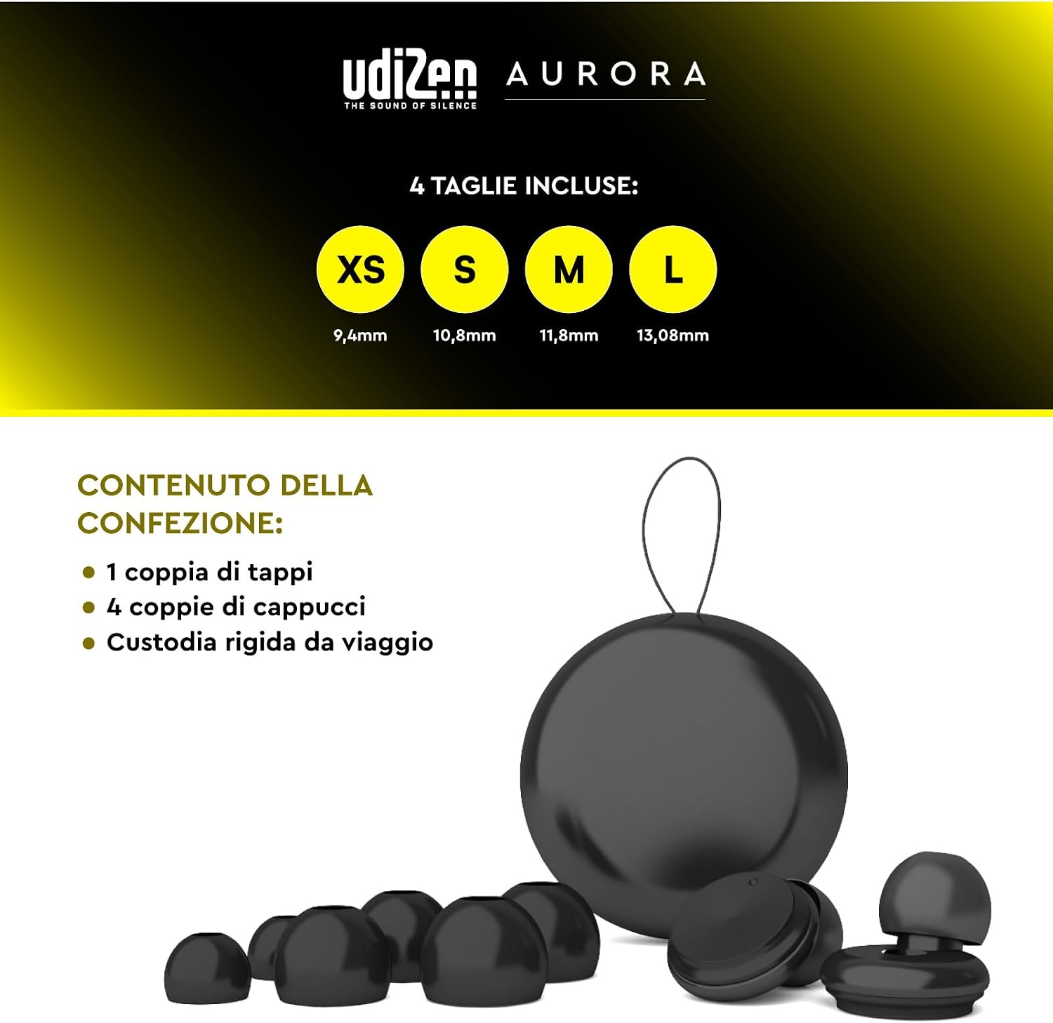 Thumbnail 6 de UdiZen Aurora Tappi antirumore -27dB