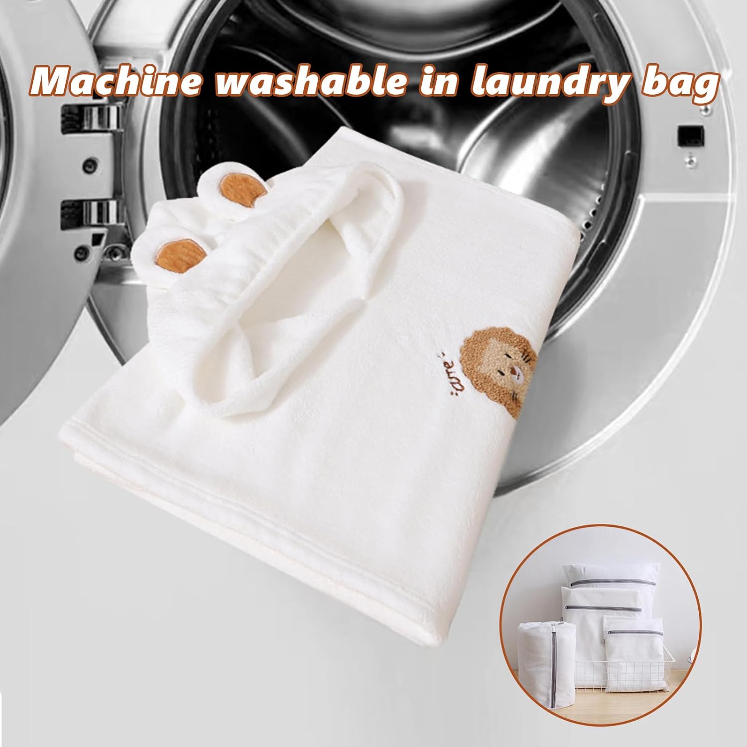 Thumbnail 4 de HAGOT poncho de bain pour enfant avec capuche (bébé 0-3 ans)