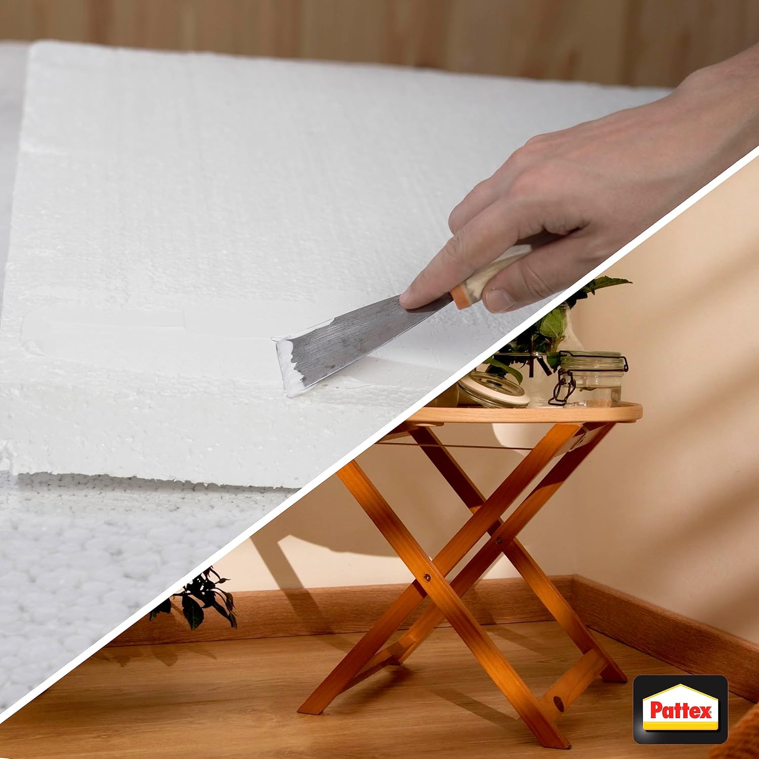 Thumbnail 3 de Pattex Millechiodi Speciale Pannelli – Adesivo Bianco di Montaggio Multiuso 850 g