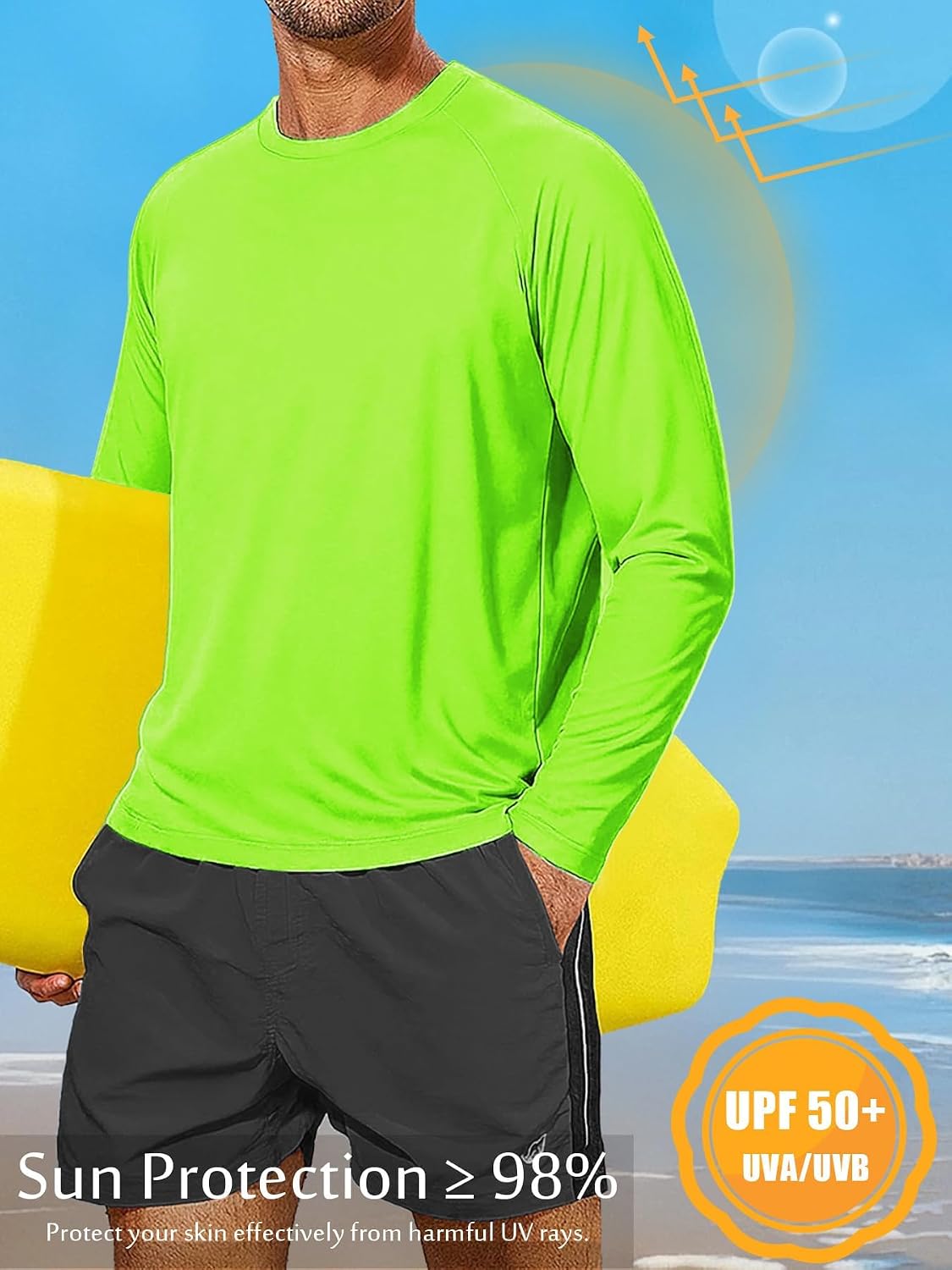Thumbnail 1 de SMENG UPF 50+ UV long sleeve workout tee