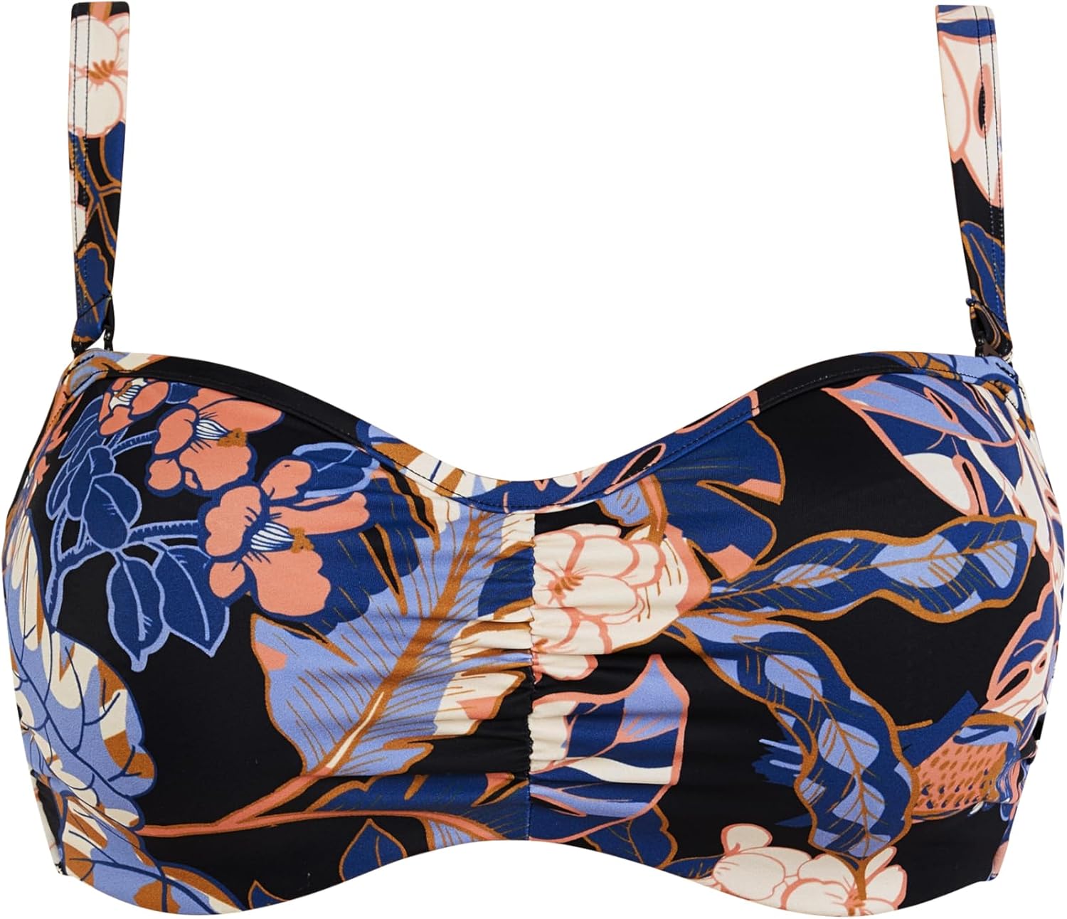 Thumbnail 6 de SANS COMPLEXE Haut de Bikini Femme – Bandeau à Armatures, Imprimé Tropical, Multibretelles