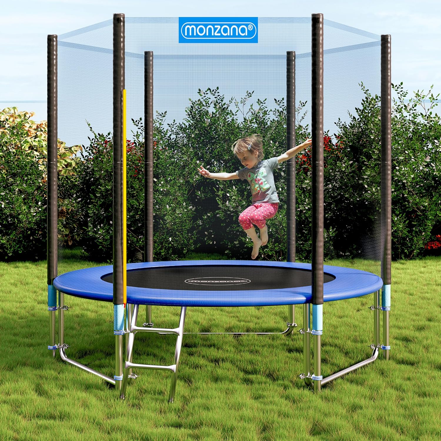 Detalle 2 de Monzana Trampolín 244 cm jardín
