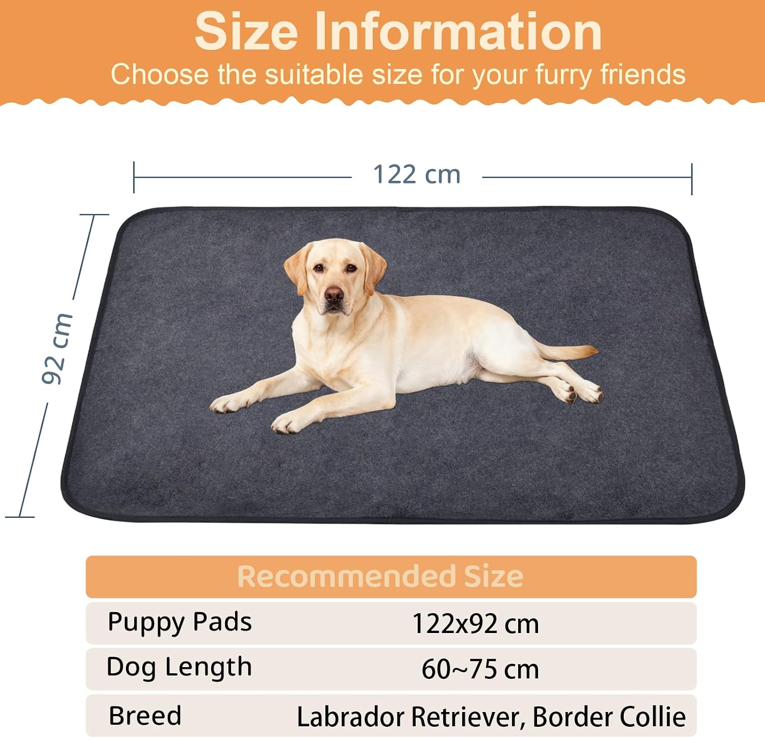 Thumbnail 2 de Inkontinenzunterlage Hund 2er Set 122x92 cm