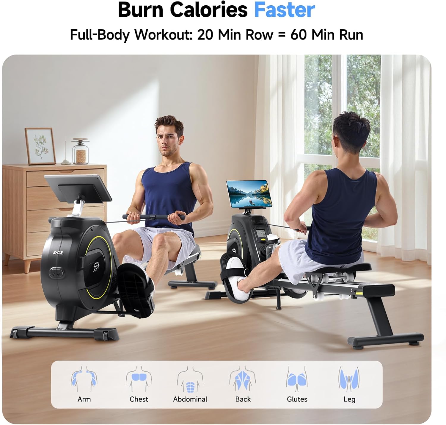 Thumbnail 2 de Rowing Machine 350 LB Capacity ⚙