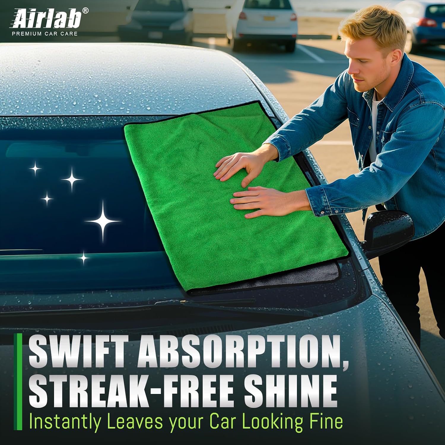 Thumbnail 4 de Airlab Microfiber Towels 35 x 24 Inch 🧽