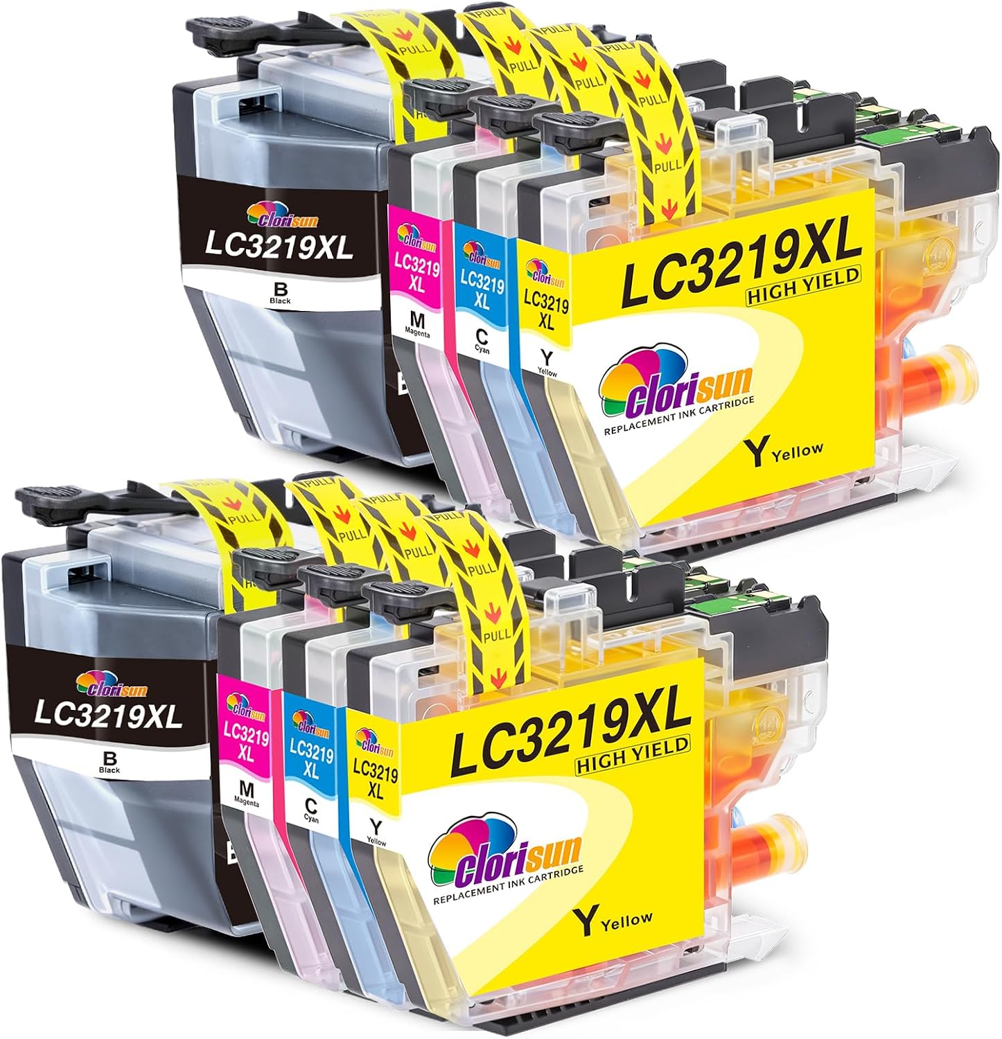 8x LC3219XL kompatible Tintenpatronen für Brother MFC-J5330DW/J5335DW/J6930DW/J6530DW/J5730DW/J5930DW/J6935DW – Multipack