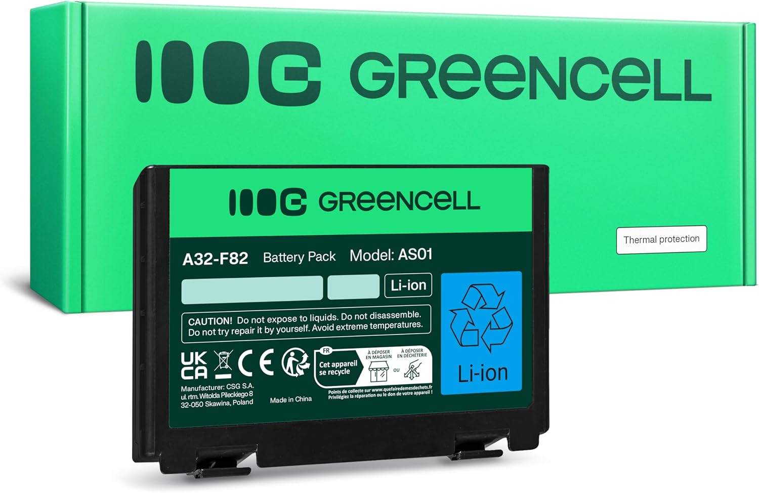 Green Cell Batteria Asus A32-F82/A32-F52 per Portatile: compatibilità ampia, autonomia affidabile