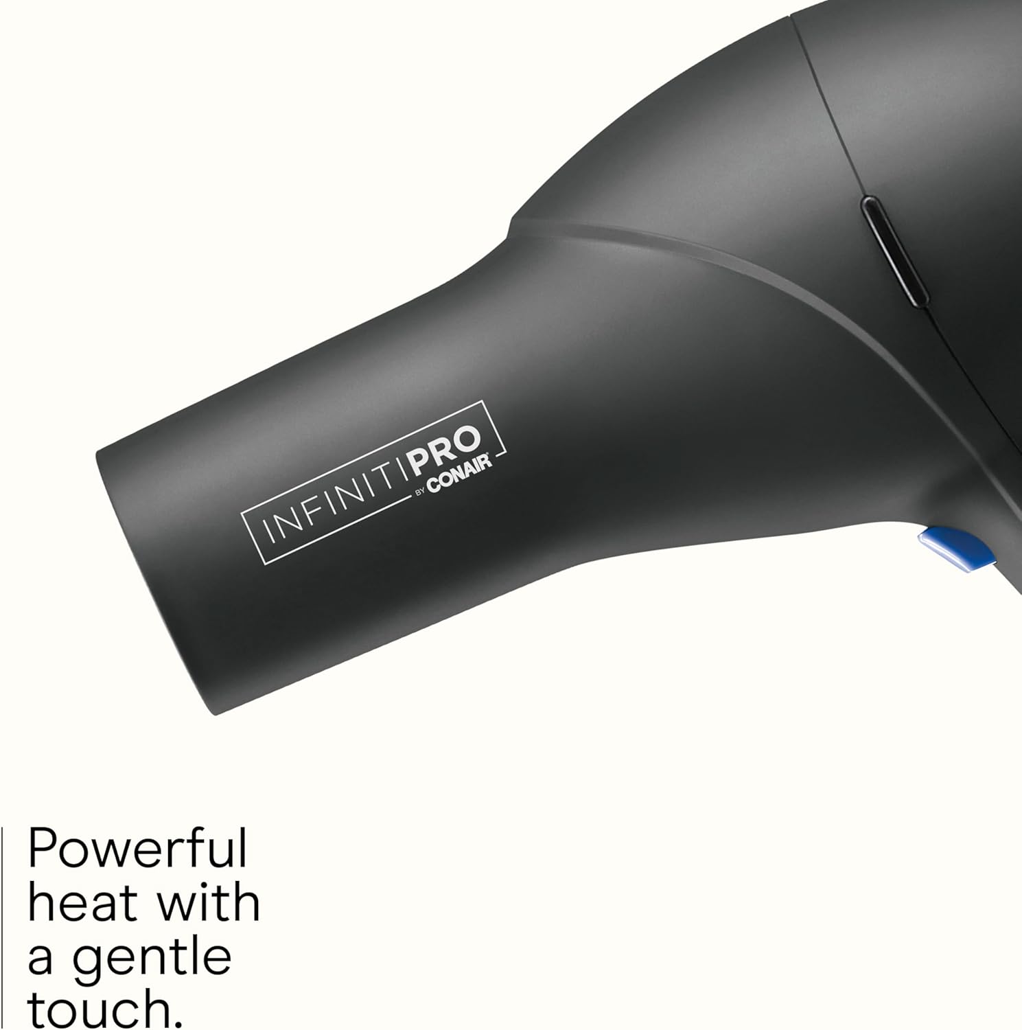 Detalle de Infiniti PRO CONAIR Hair Dryer with Diffuser (Professional AC Motor) — Tourmaline Ceramic Technology, Gray