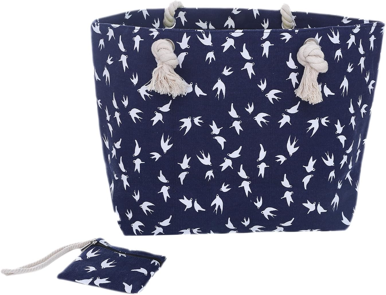 Detalle 2 de DonDon Bolsa de playa grande con cremallera 🌊 Gaviota yate