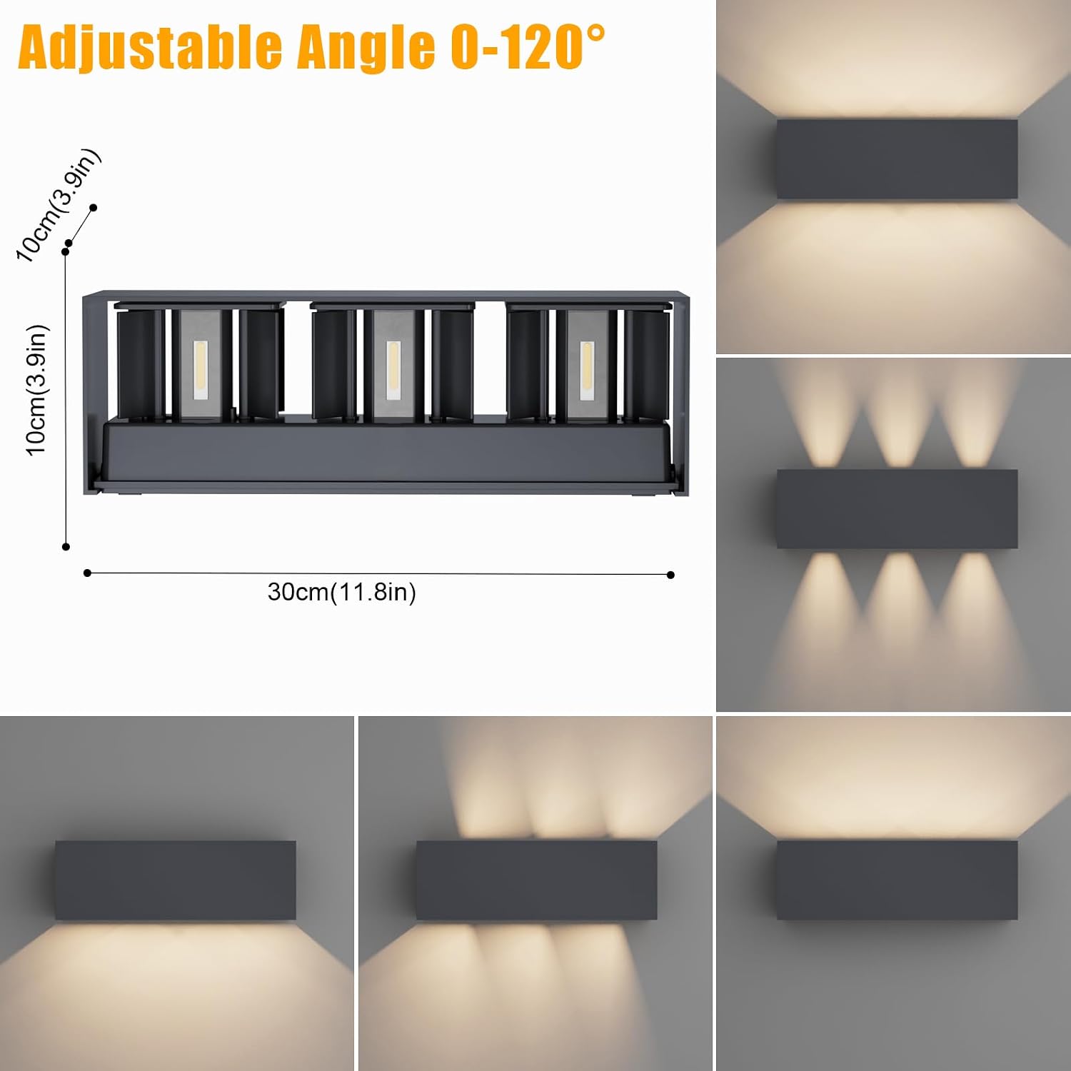 Detalle 2 de Klighten applique murale 30 W IP65