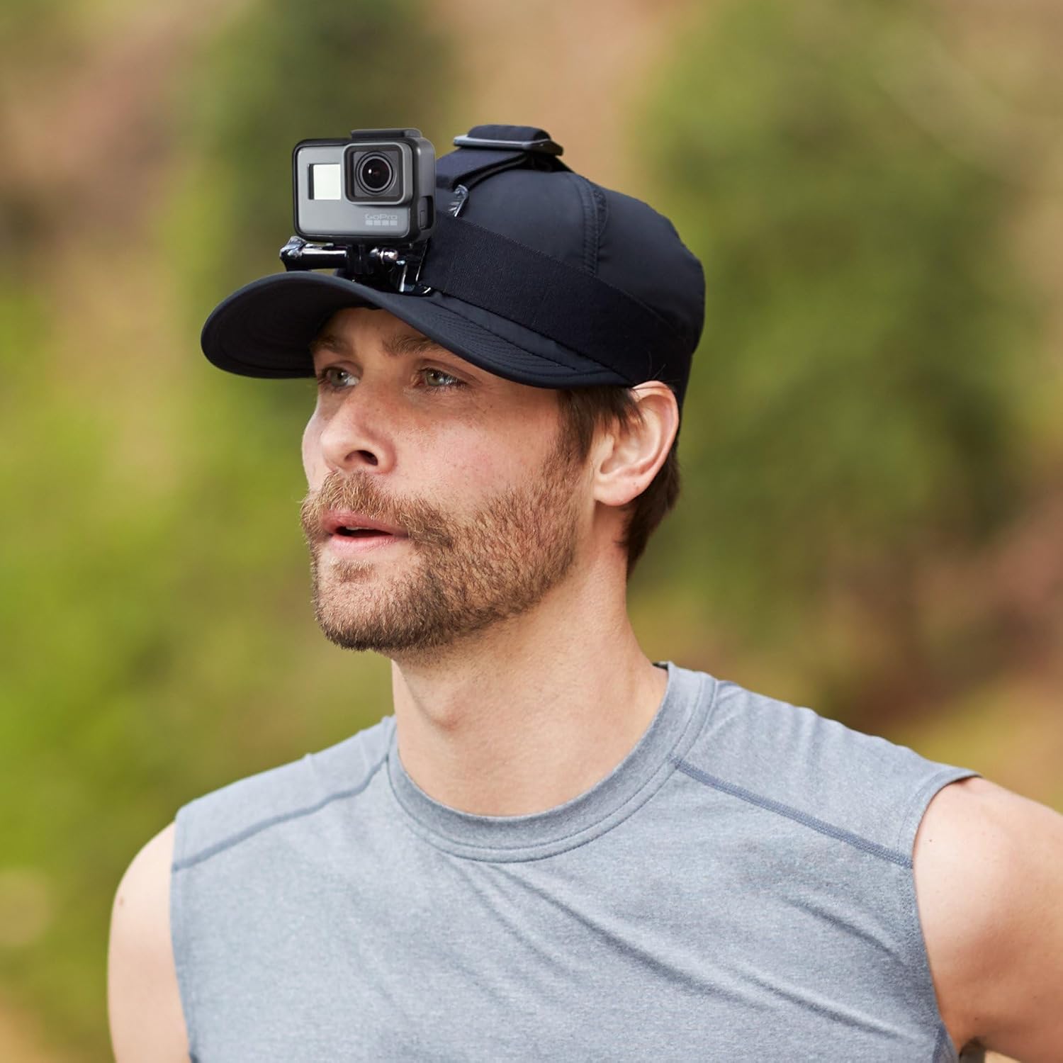 Thumbnail 5 de Amazon Basics Kopfgurt für GoPro Actionkamera (schwarz) – verstellbar für Kopf und Helm