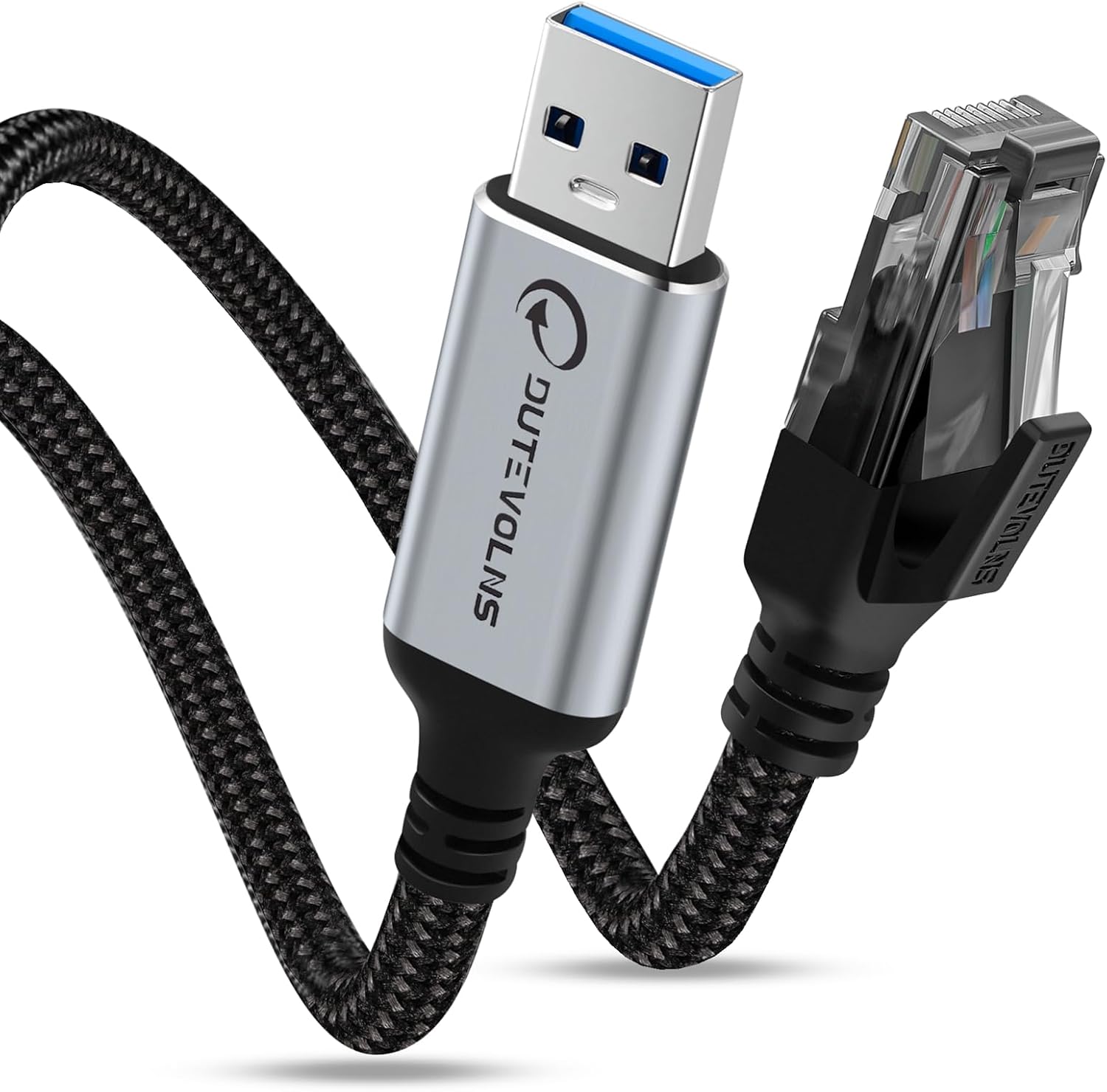 Detalle de Dutevolns Câble USB vers Ethernet 3 m – 1 Gbit