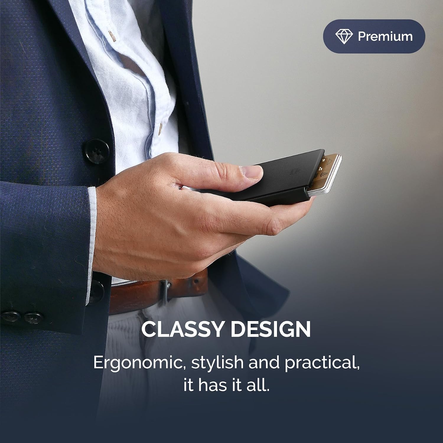Thumbnail 4 de ÖGON -DESIGNS- Automatic Aluminium Card Holder with RFID Protection