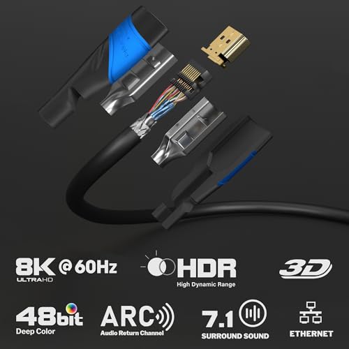 Thumbnail 1 de KabelDirekt Cable HDMI 8K 5×3 m