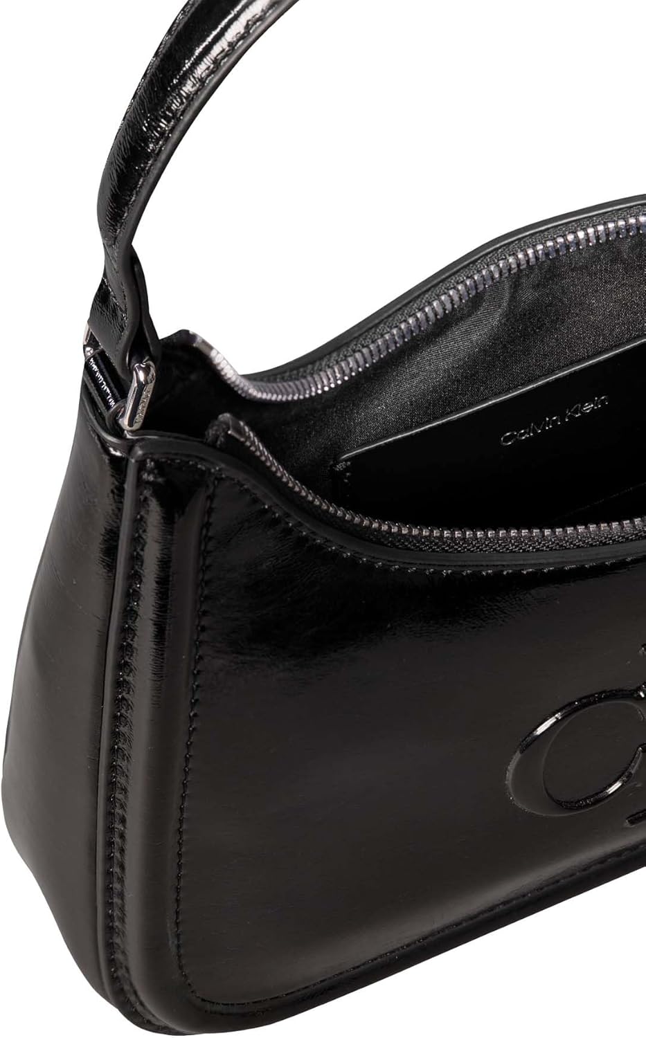 Thumbnail 4 de Calvin Klein BOLD CK Metallic Shoulder Bag (LV04F3332G) – Black crossover bag