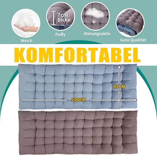 Detalle de GEUCEON Feldbett Klappbar XXL – Extra Breite 81 cm, mit Matratze, Tragfähigkeit bis 400 kg