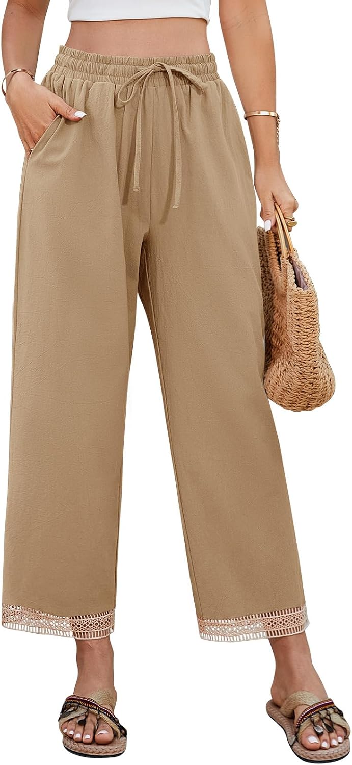 Thumbnail 6 de UMIPUBO Damen Sommerhose 7/8 aus Baumwolle – leicht, luftig und elastisch