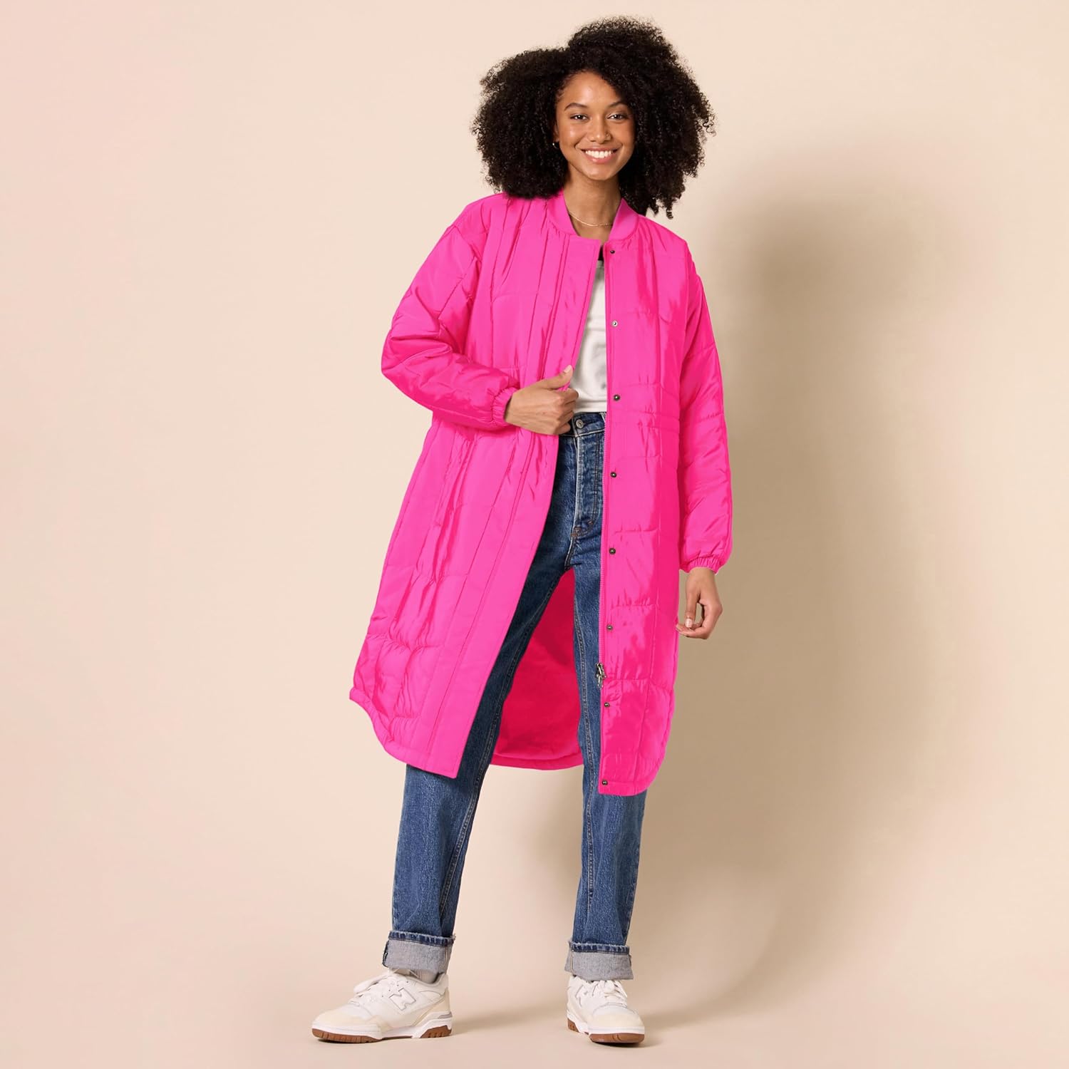 Thumbnail 4 de Amazon Essentials Damen Übergroßer Steppmantel – oversized, wasserabweisend und warm gefüttert