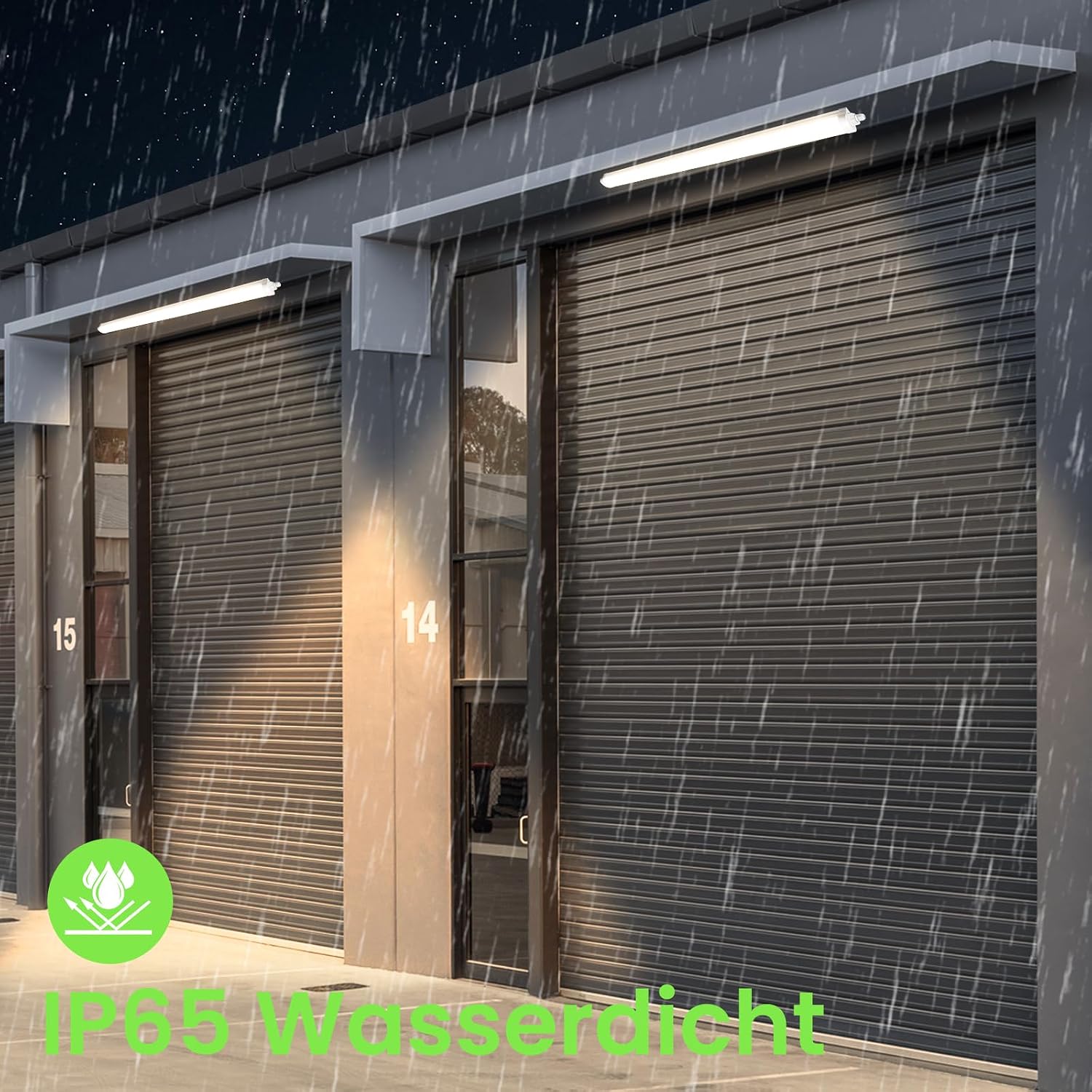 Detalle 1 de ALUSSO LED Feuchtraumleuchte 117 cm 36 W