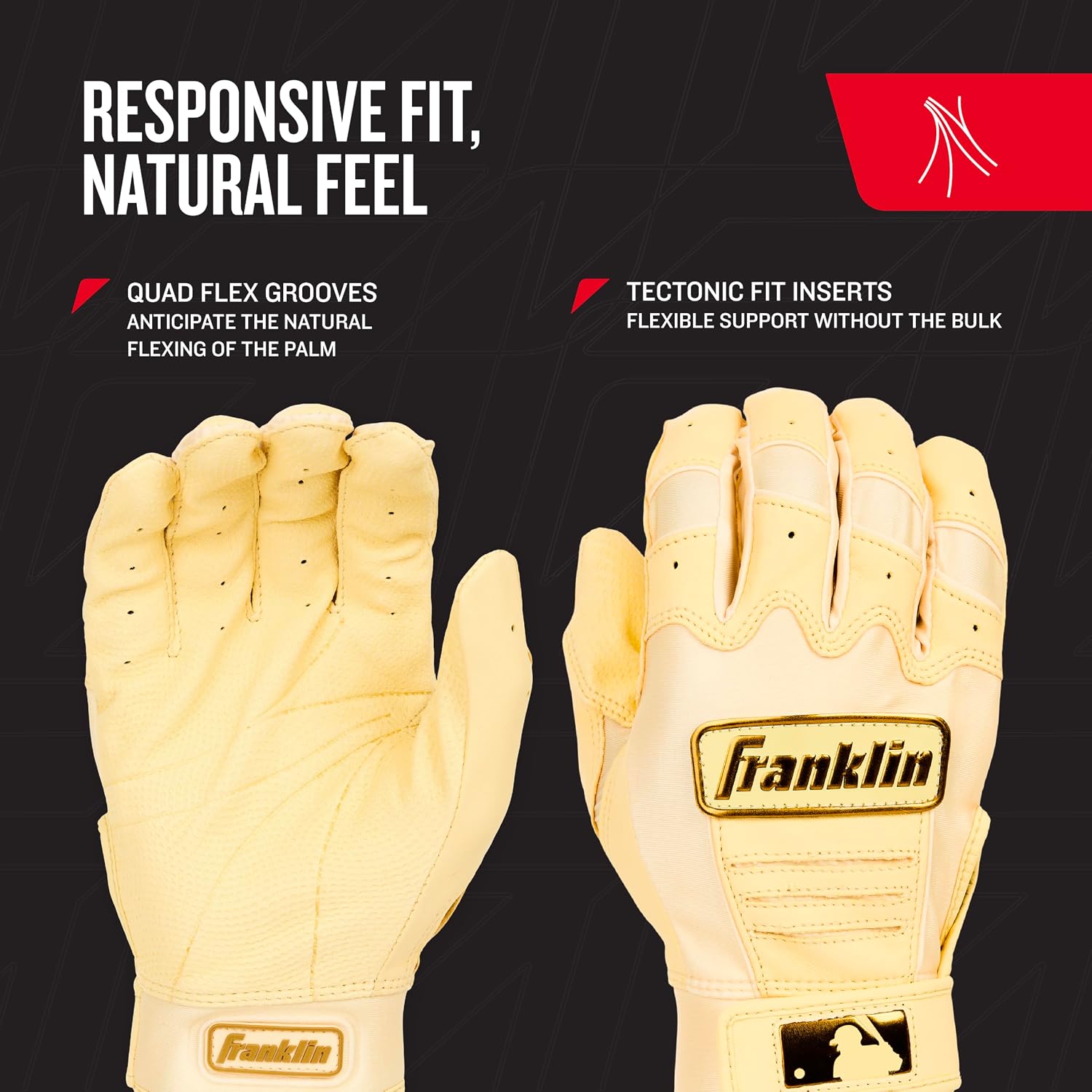Detalle 2 de Franklin Sports Batting Gloves CFX Pro
