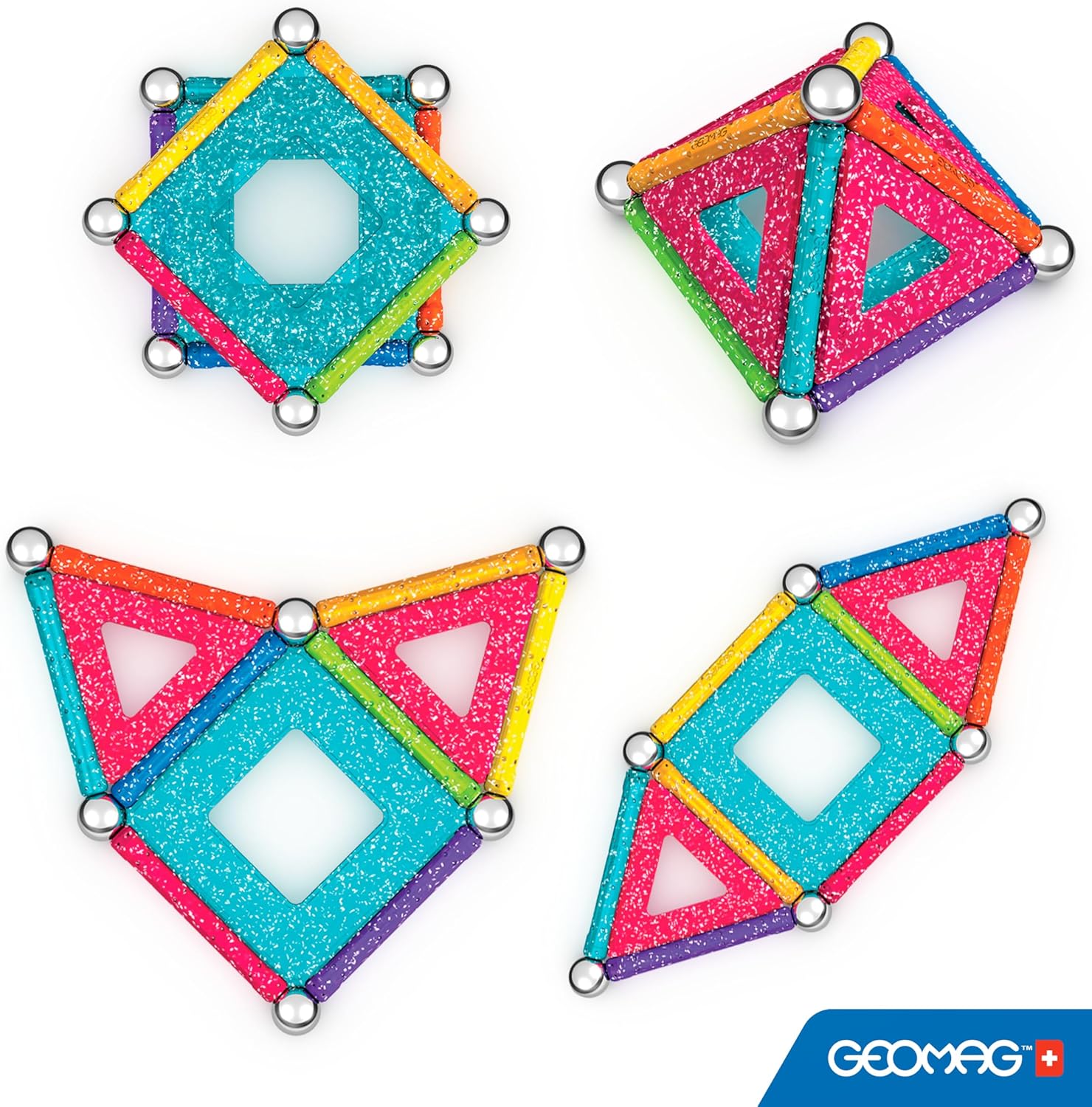 Detalle 2 de Geomag Glitter 22 pièces pour enfants