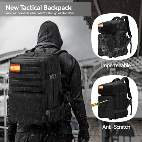 Thumbnail 3 de Delgeo Mochila Táctica 45L: gran capacidad, resistente y versátil para exterior