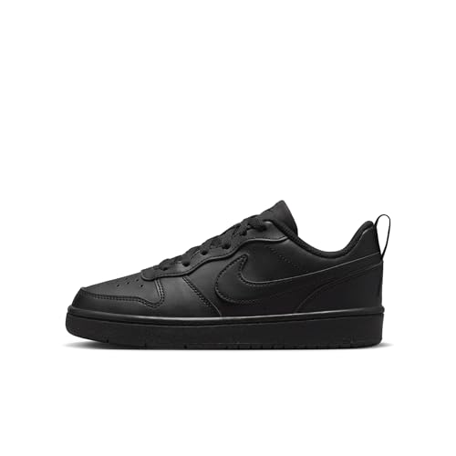 Detalle de Nike Mixte Enfant Court Borough Low Recraft (GS) – Noir, 39 EU
