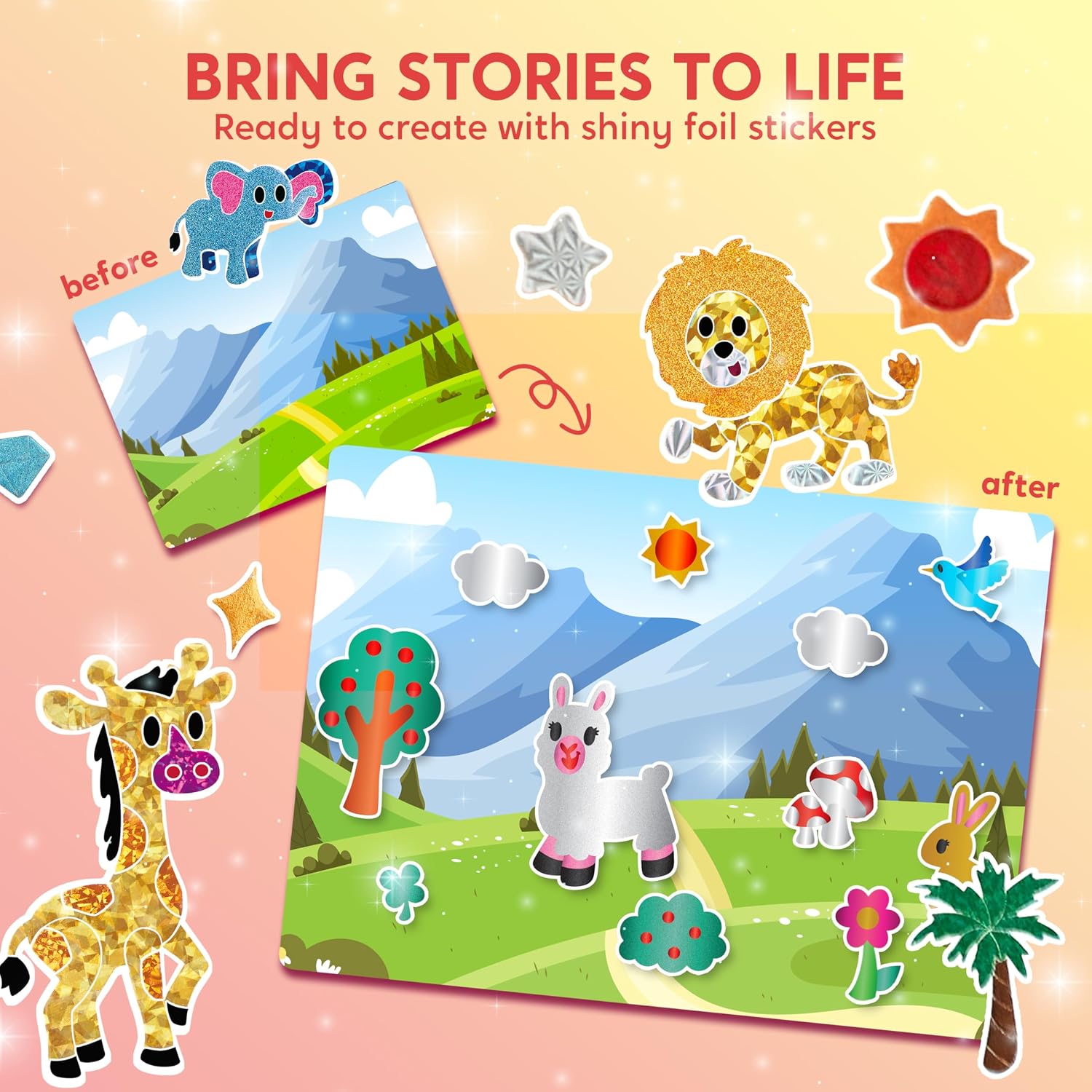 Detalle 2 de Klever Kits Easter Foil Art Kit 120+ sheets
