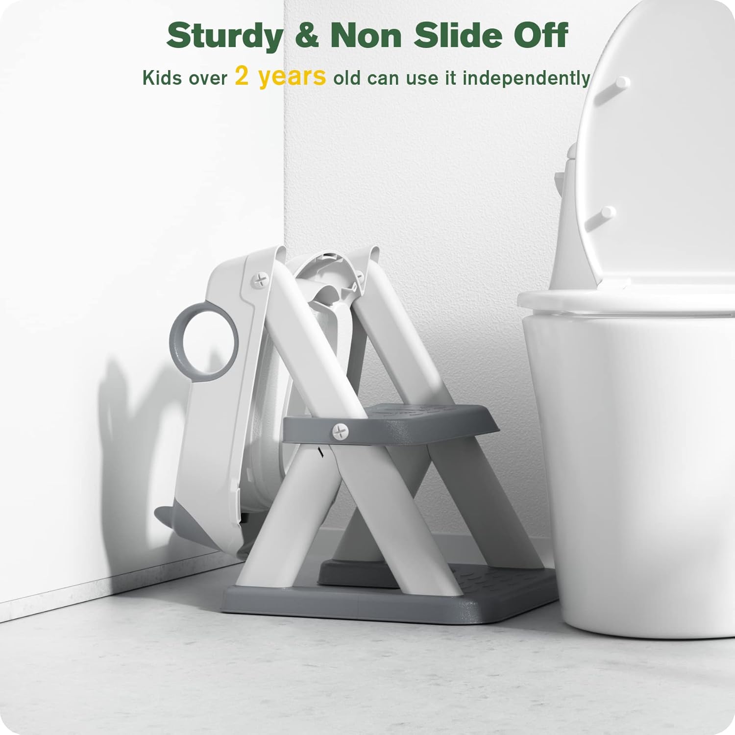 Thumbnail 6 de Rabb 1st Bear Potty Training Seat (Upgrade 2-in-1) with Splash Guard, Anti-Slip Pad & Step Stool