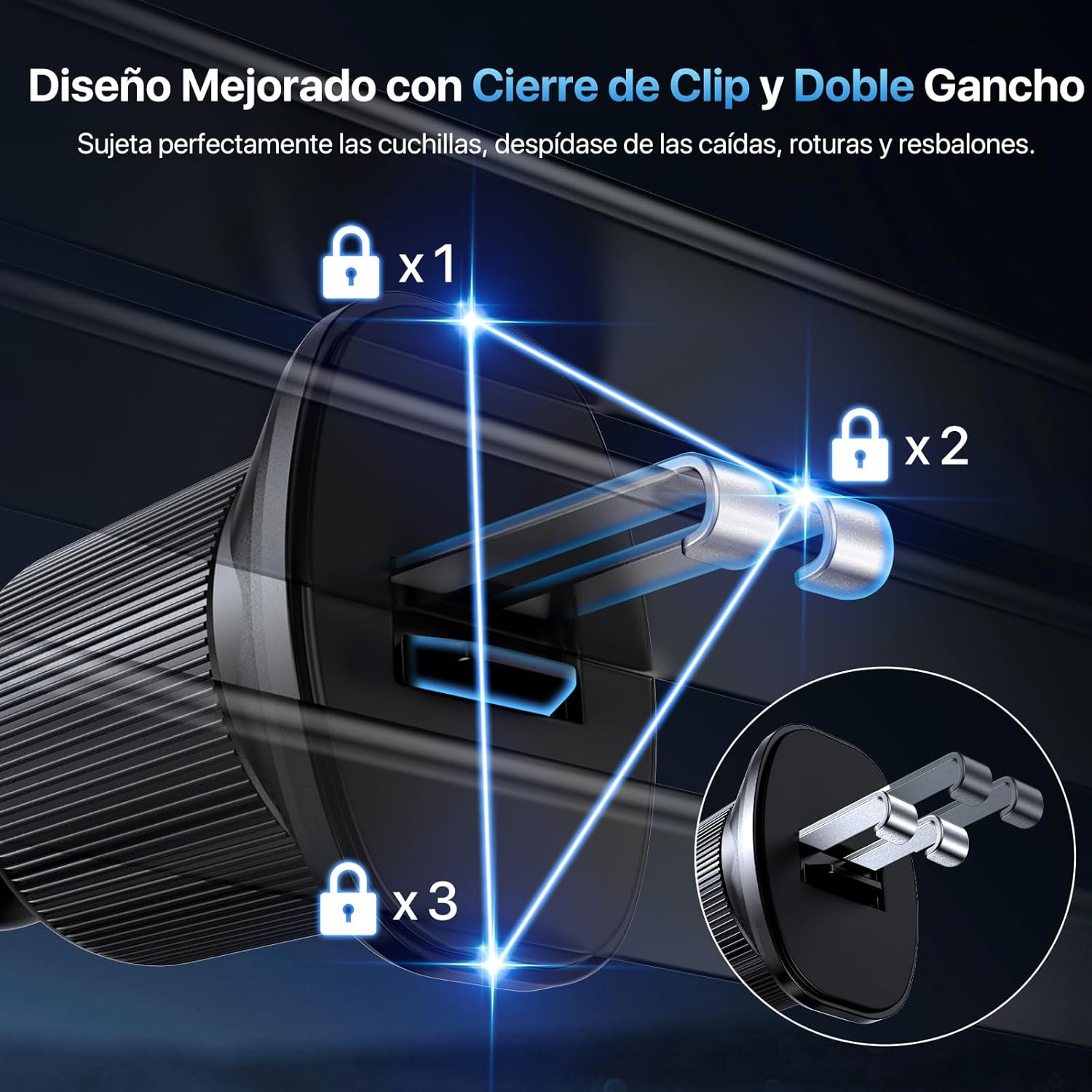 Thumbnail 4 de Miracase Soporte móvil coche ventosa