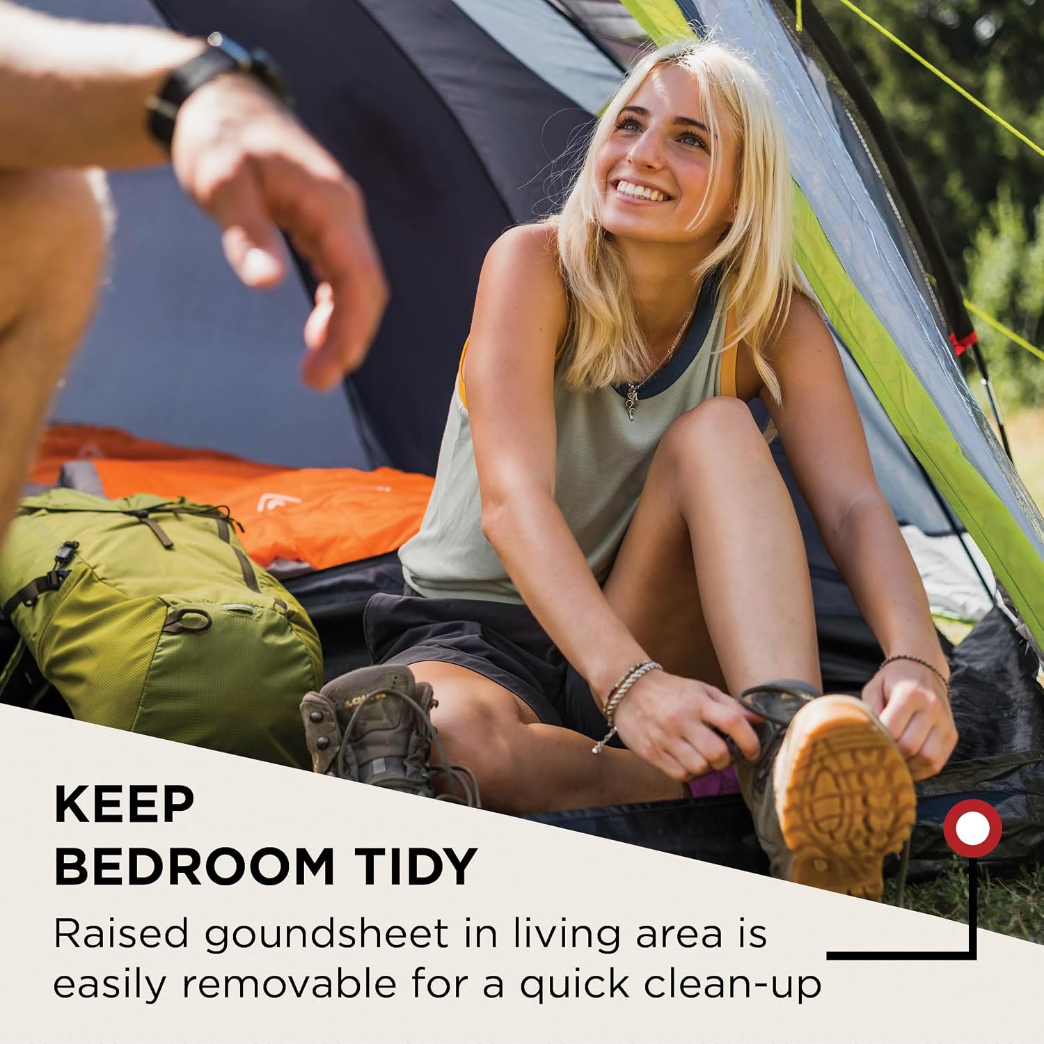 Thumbnail 3 de Coleman Tent Darwin: Quick-Set Dome with Weather Protection