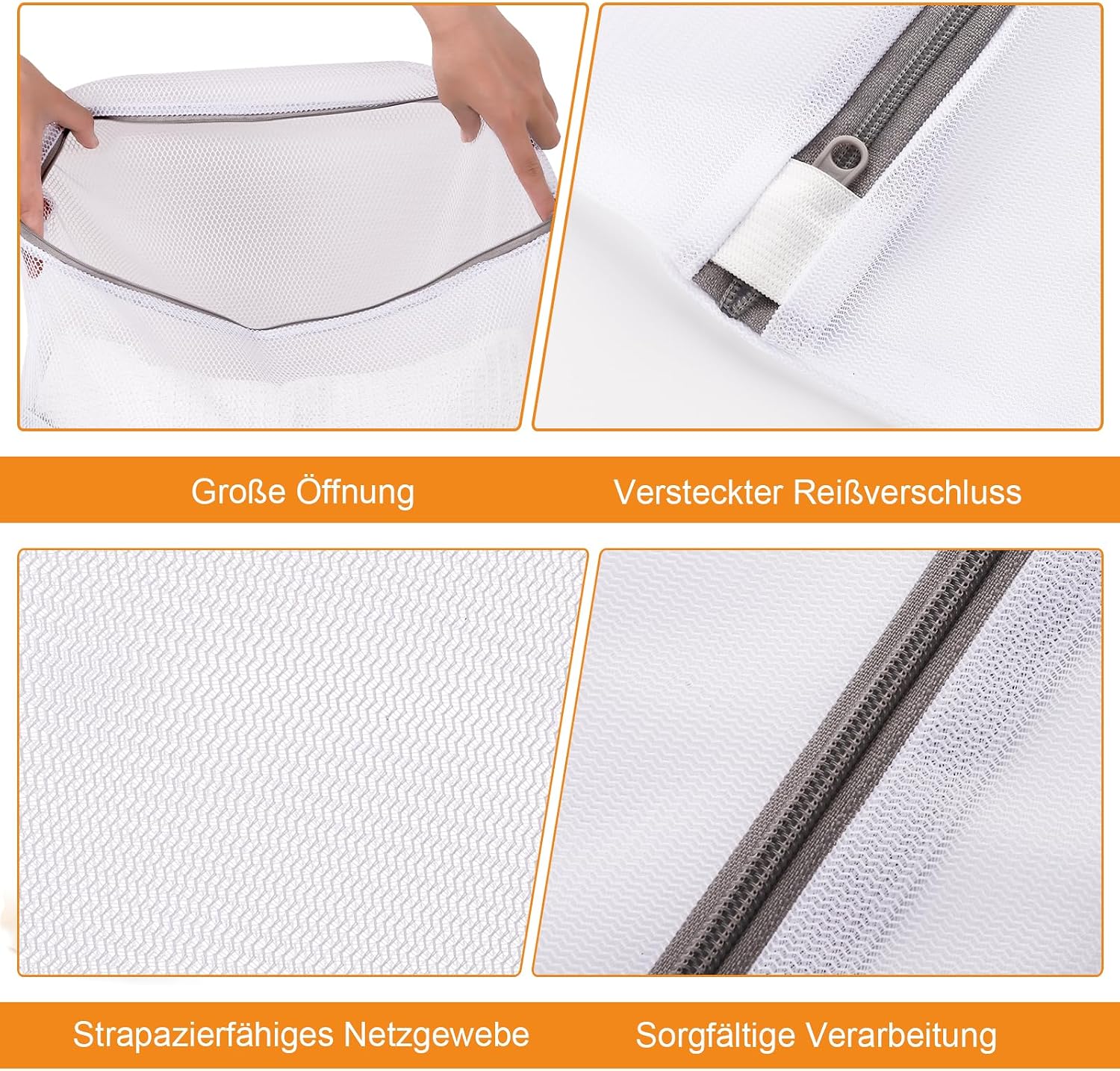 Thumbnail 6 de Dntorx Wäschenetz 7er-Set für 30x40 cm
