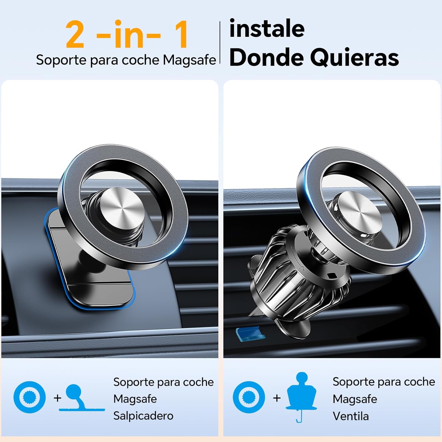 Detalle 2 de Coolpow Soporte Móvil Magsafe 360°
