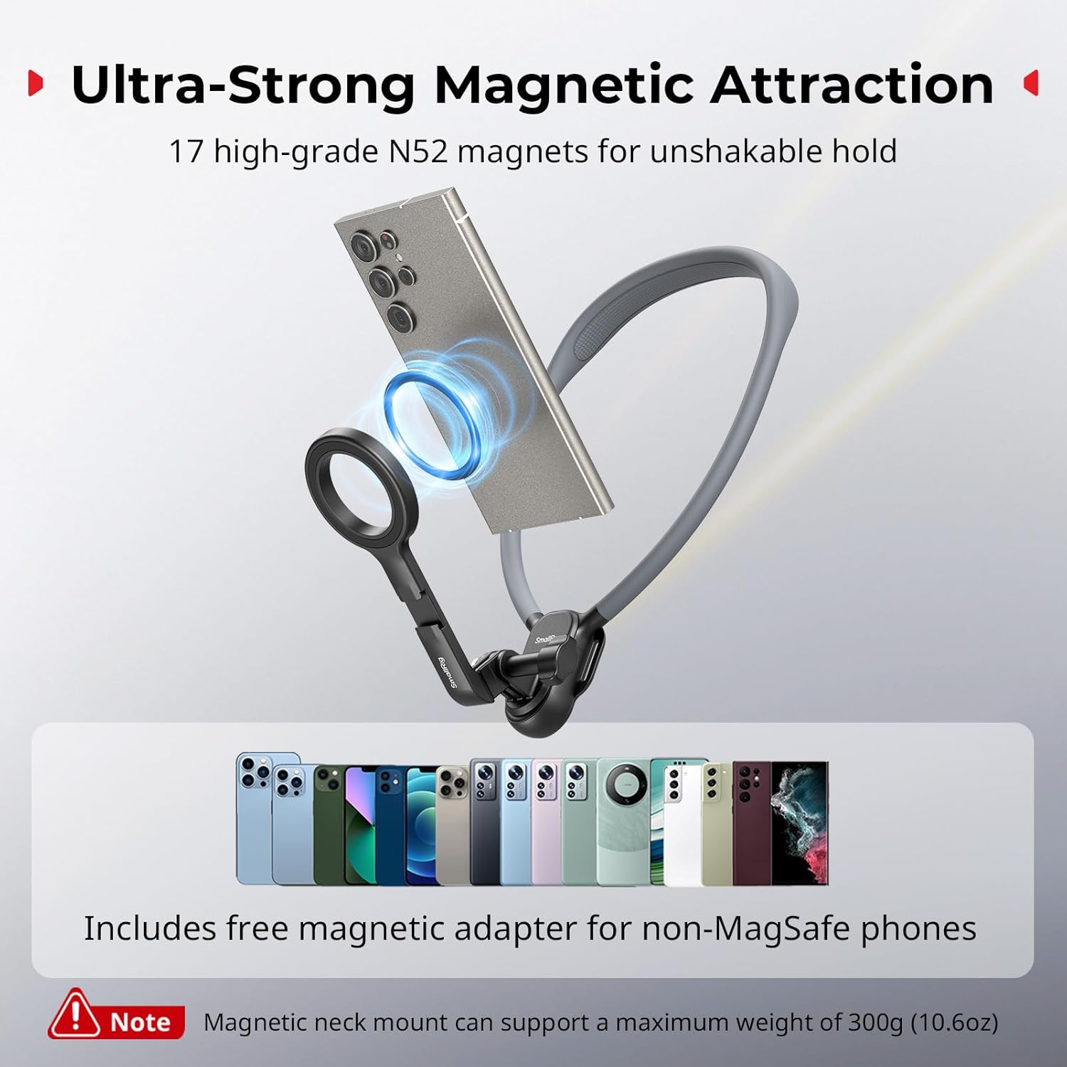 Thumbnail 2 de SMALLRIG Magnetic Neck Mount 300g