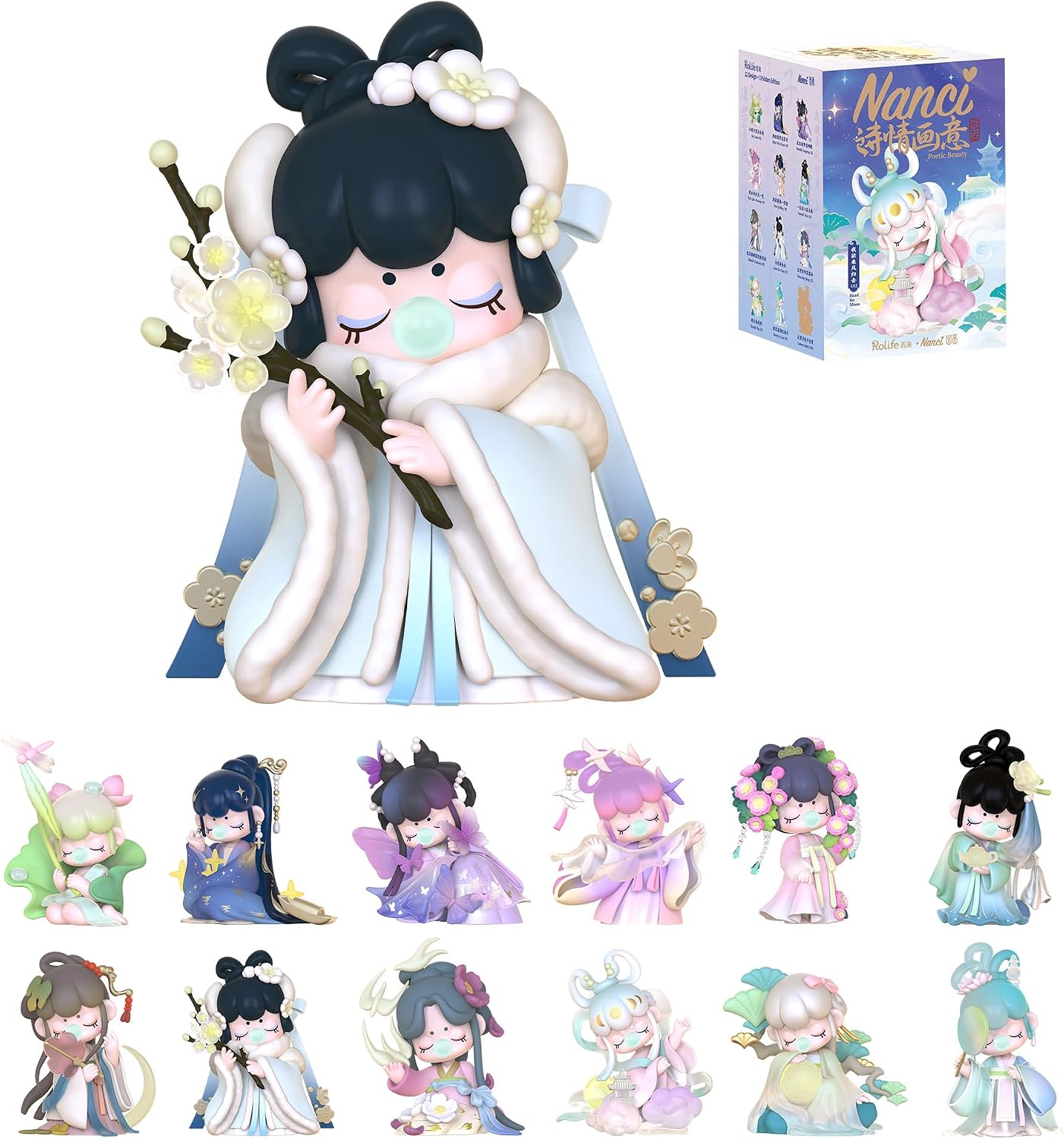Detalle de Rolife Nanci Poetic Charm Surprise Box collectible toy
