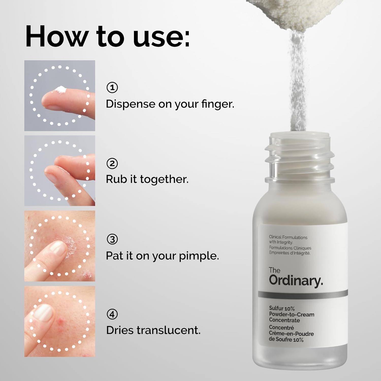 Detalle de The Ordinary Sulfur 10% spot concentrate 5g