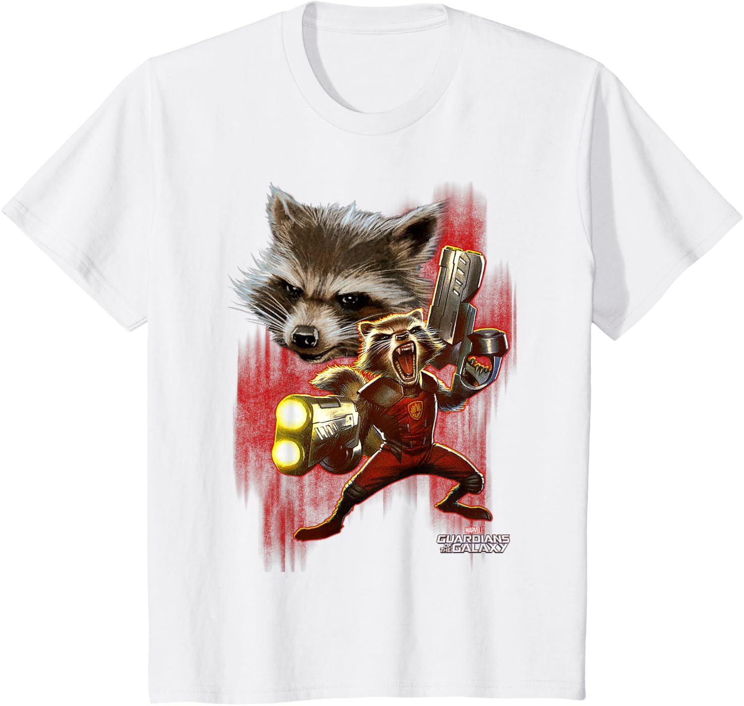 Thumbnail 5 de Marvel Guardians Rocket Poster T-Shirt