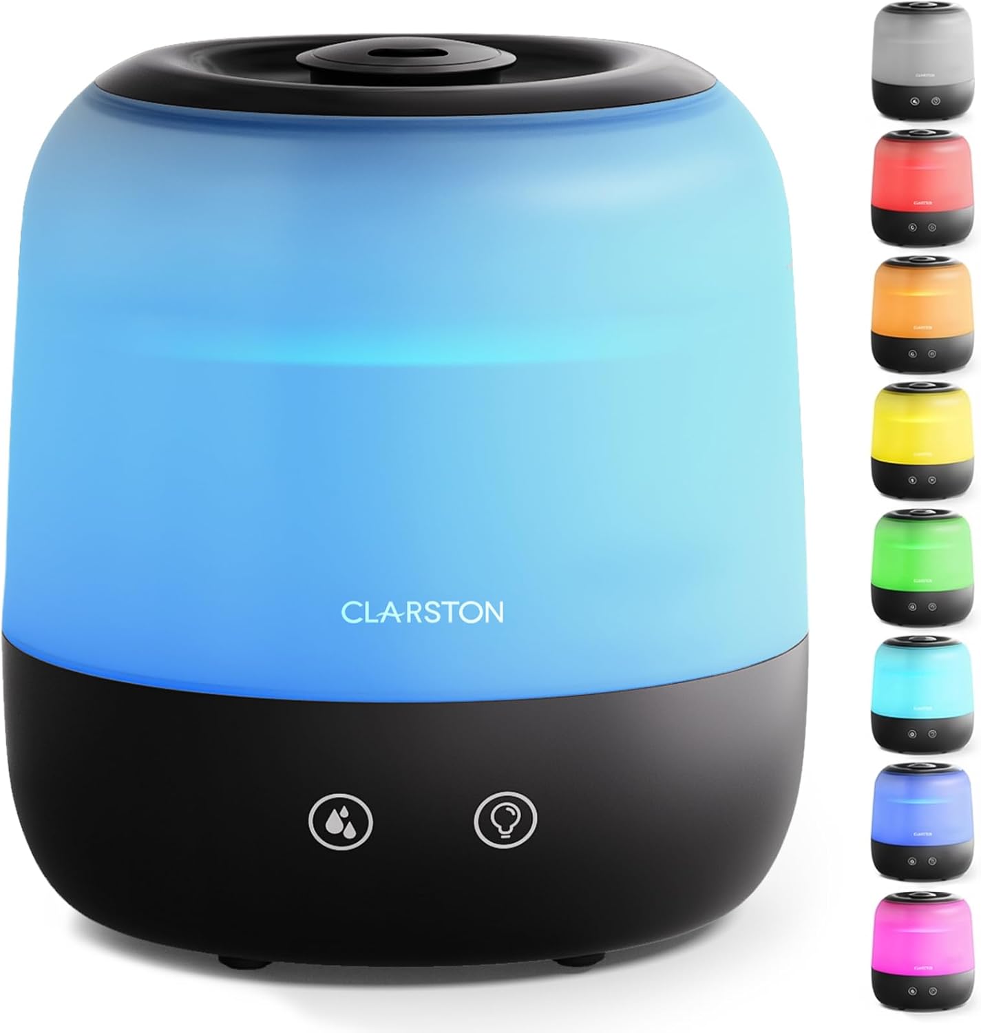 Detalle de CLARSTON 10056 Cool Mist Humidifier, 2 L Top-Fill with 360° Nozzle