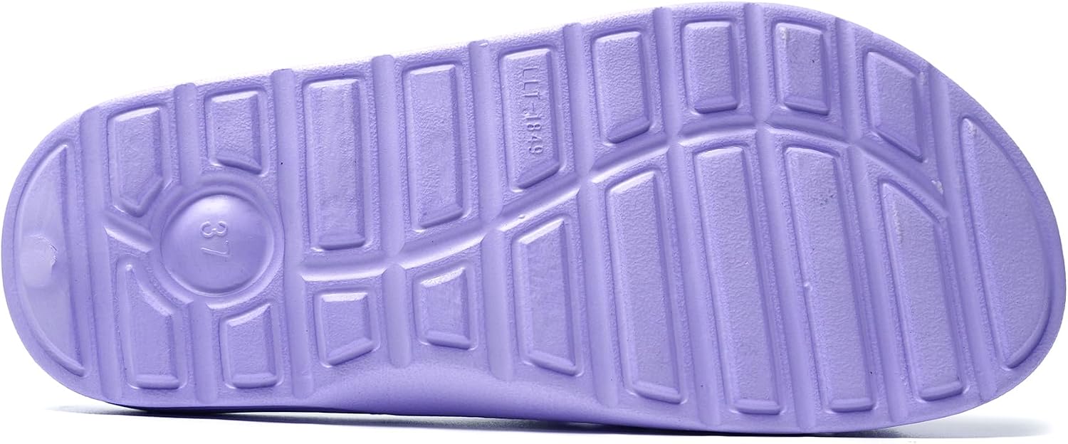 Detalle de JOMIX damessandalen: platte teenslippers met EVA-zool voor strand en zwembad