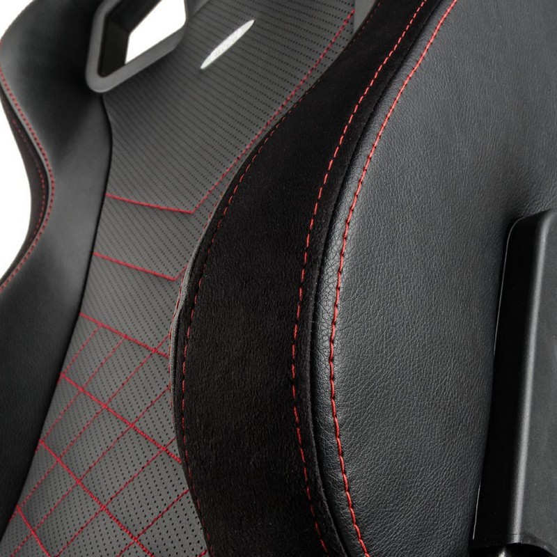 Detalle de Noblechairs Epic Silla Gaming Negra/Roja