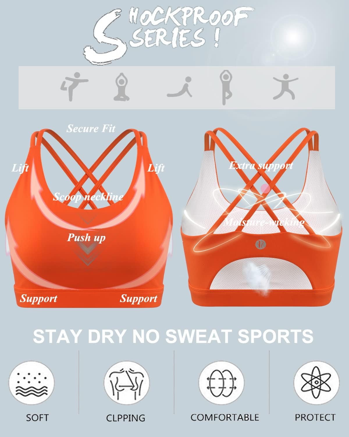 Thumbnail 4 de RUNNING GIRL Padded Sports Bra Tank