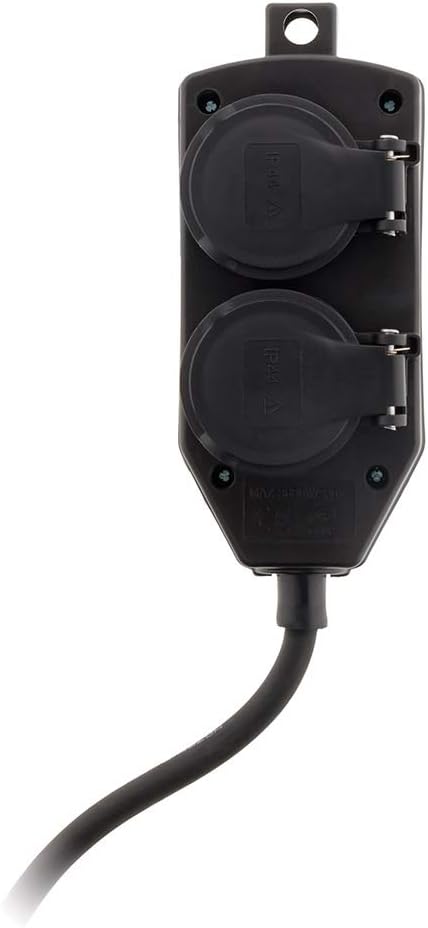 Thumbnail 5 de Zenitech Boîtier de Dérivation 4 Prises IP44 – Noir, 5 m, câble H07RN-F 3G 1,5, NF – Sécurité enfant