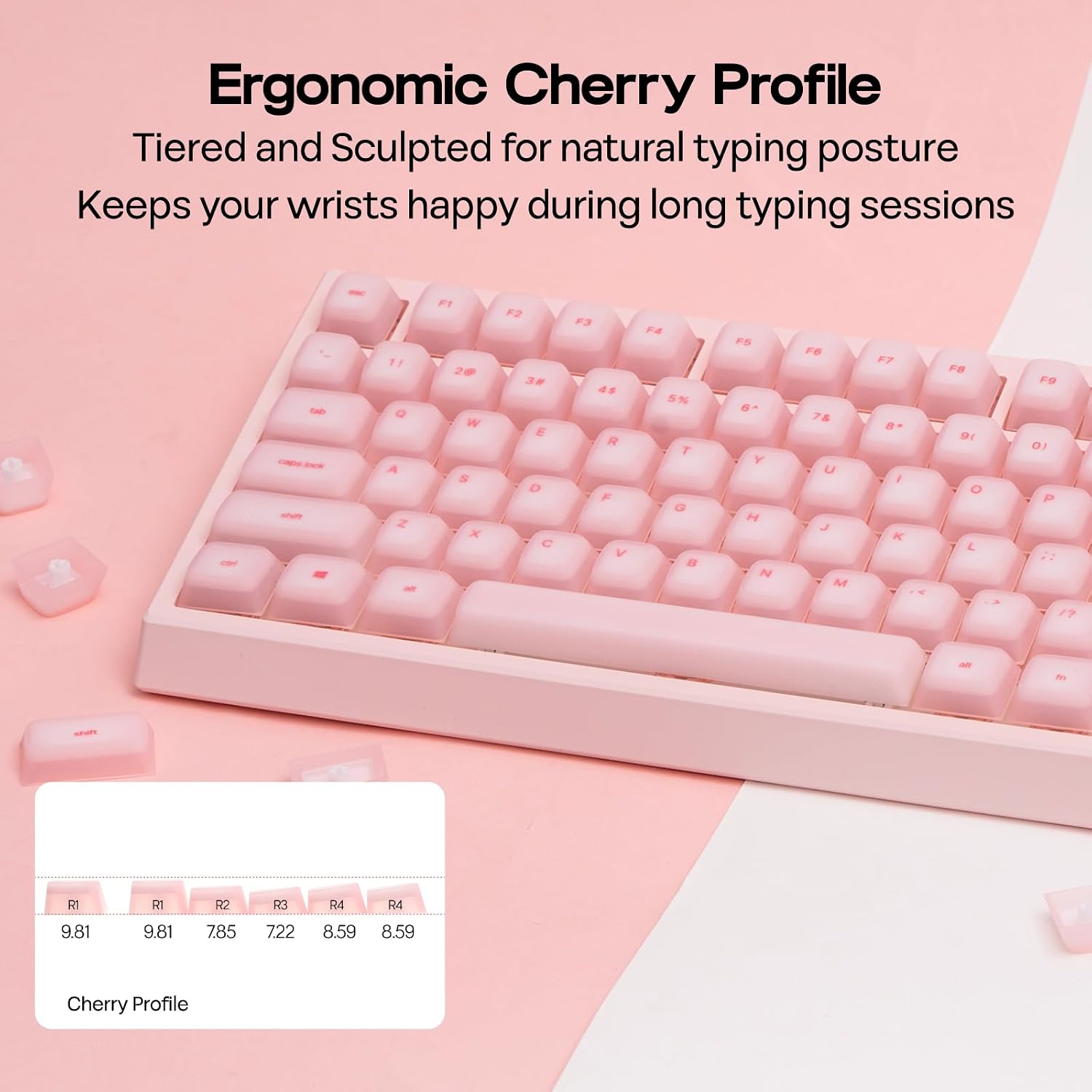 Thumbnail 5 de EPOMAKER AegisSil 113-Key Silicone Cherry Profile keycaps ⌨