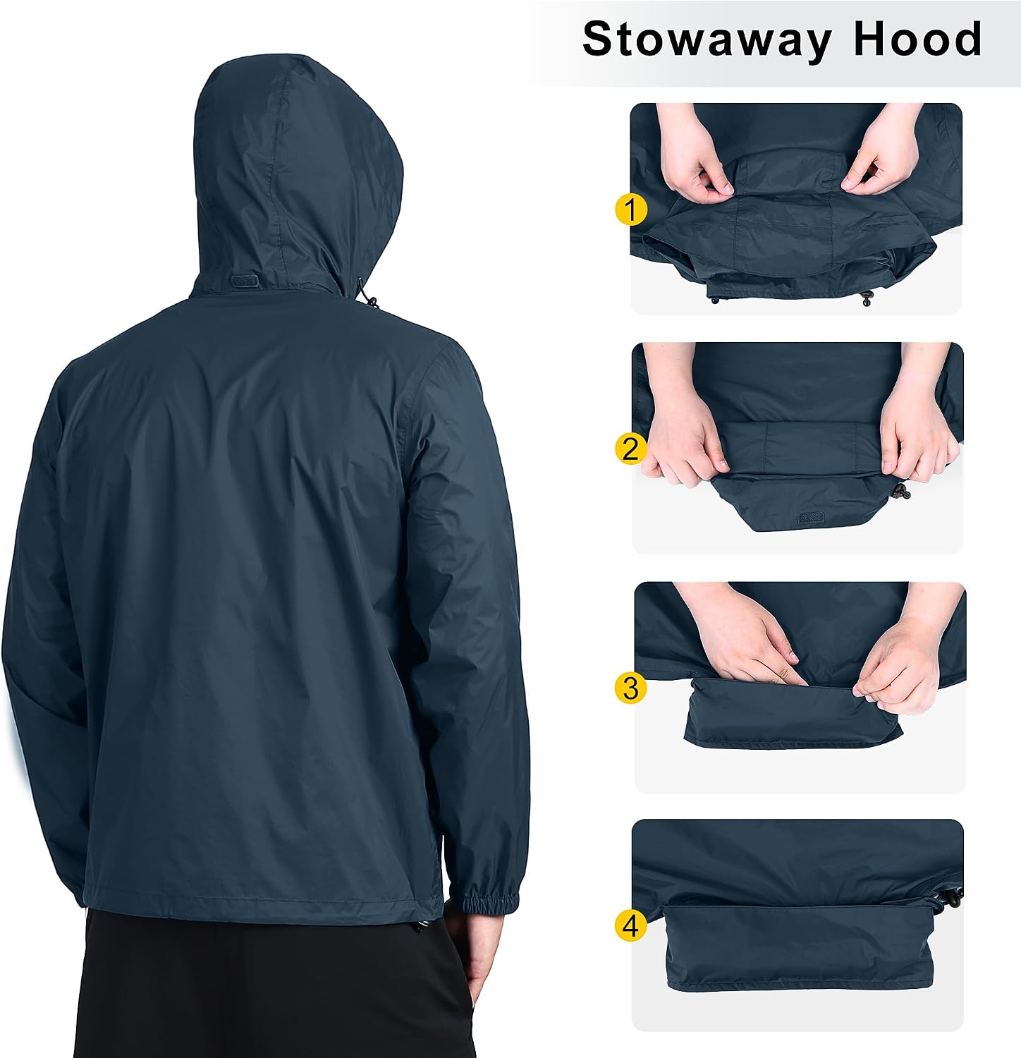 Thumbnail 1 de Outdoor Ventures Mens Lightweight Waterproof Jacket