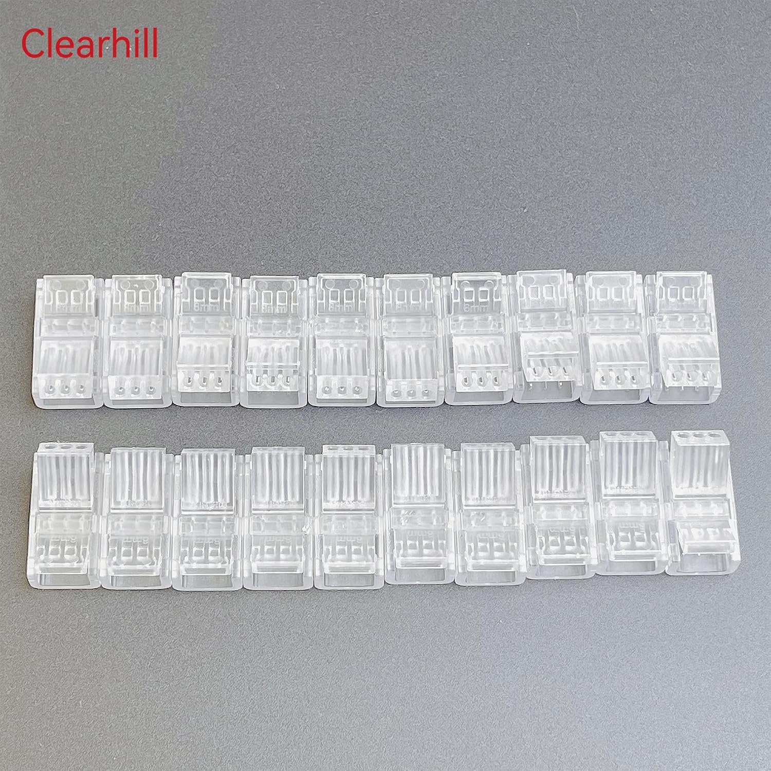 Thumbnail 6 de Clearhill CON-8MM2PIN-STL20P LED-stripconnectoren, 8 mm, 2-polig en soldeervrij