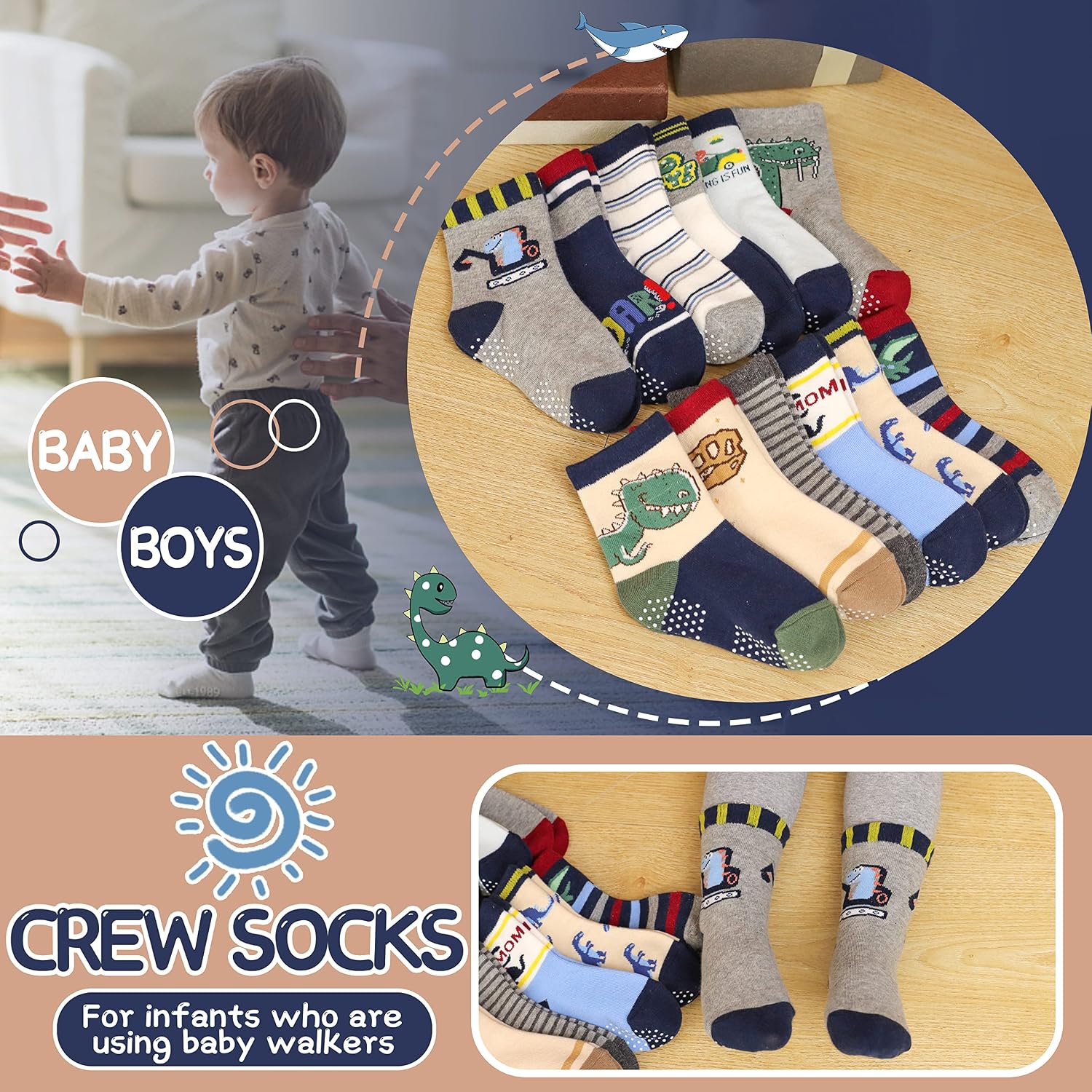 Thumbnail 4 de Stoppersocken Kinder 12 Paar Antirutsch
